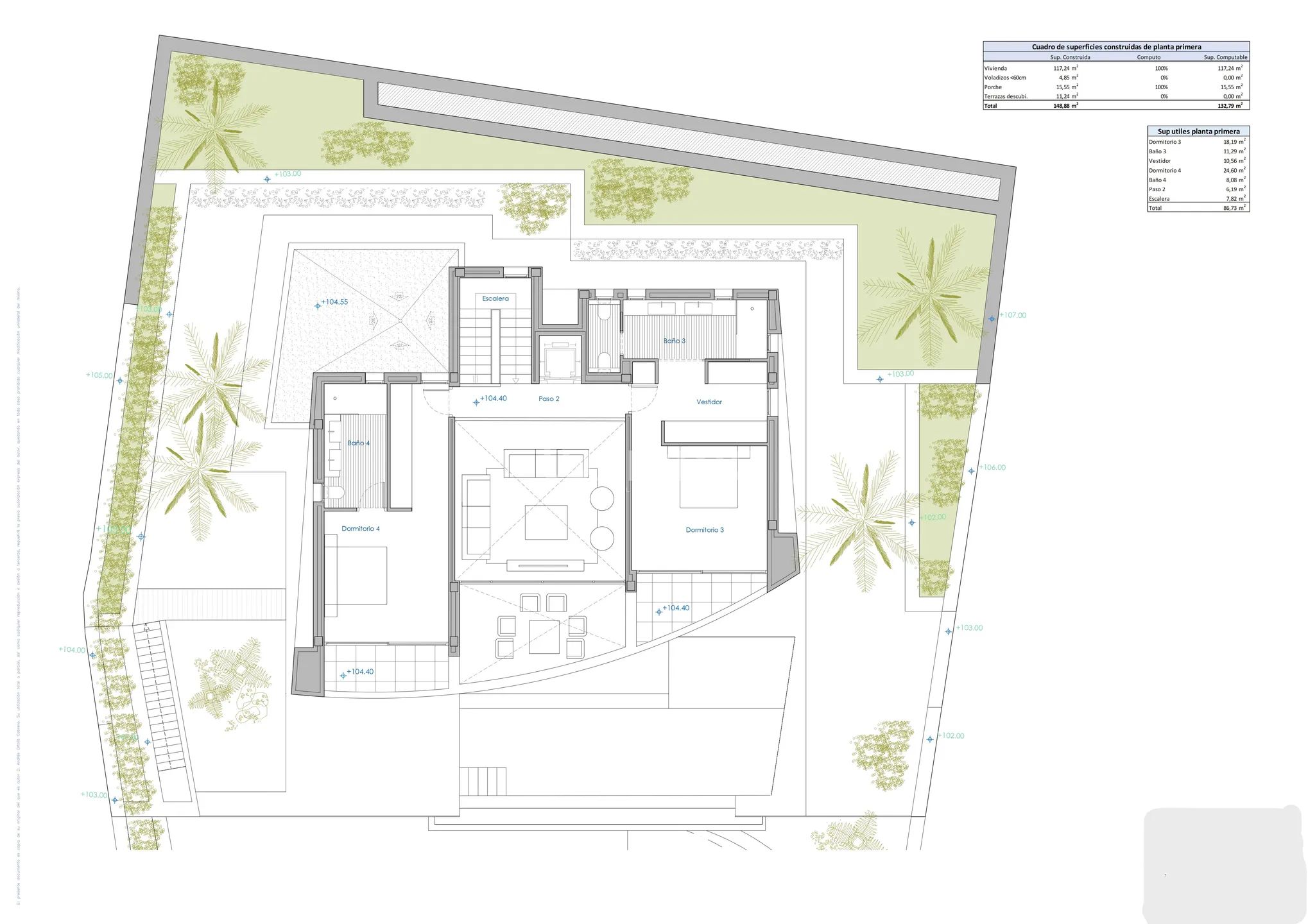 New Villa with stunning views in Calpe — Floor Plan 2