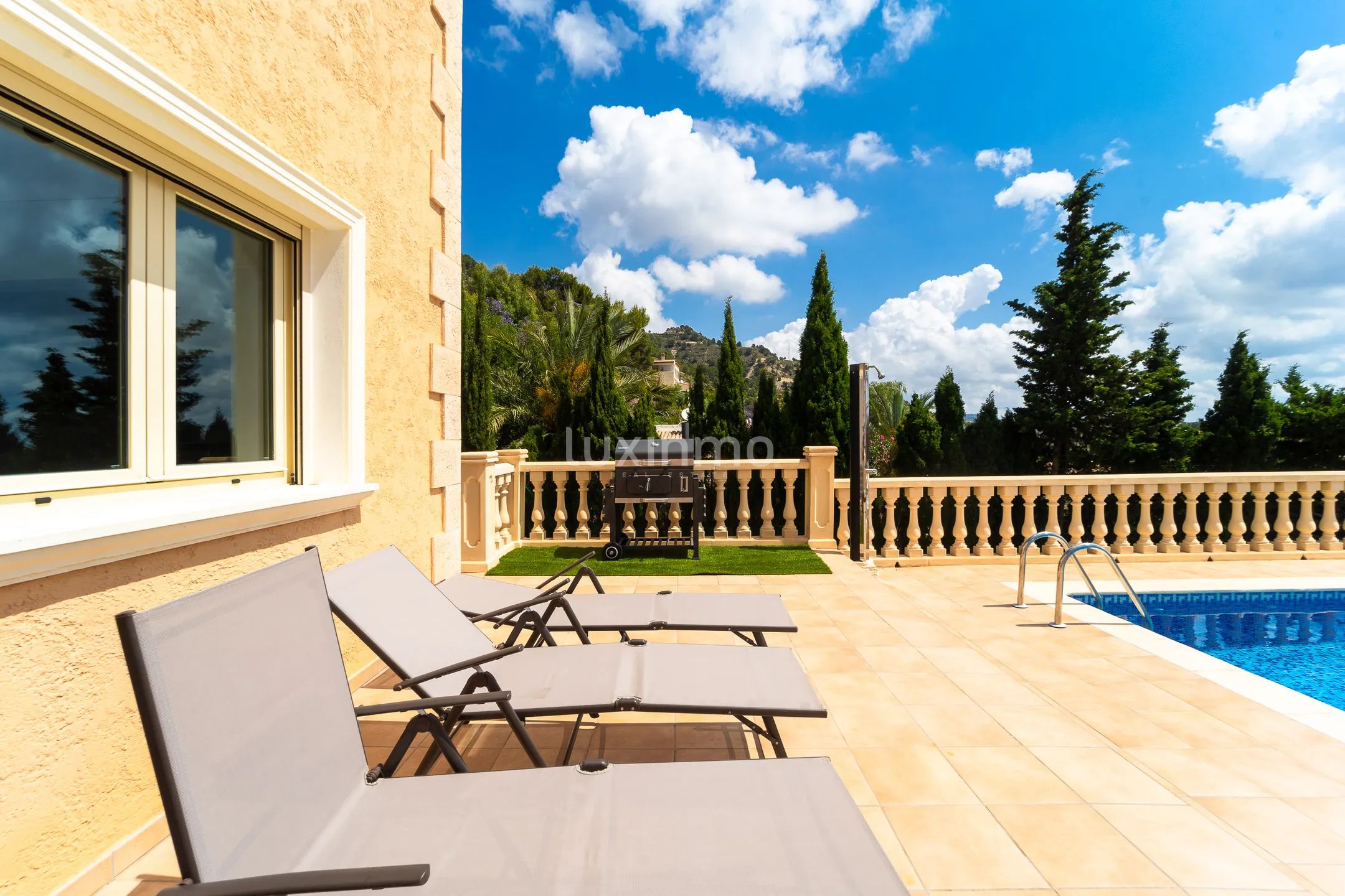 Luxurious colonial villa with sea views in Calpe — photo 8