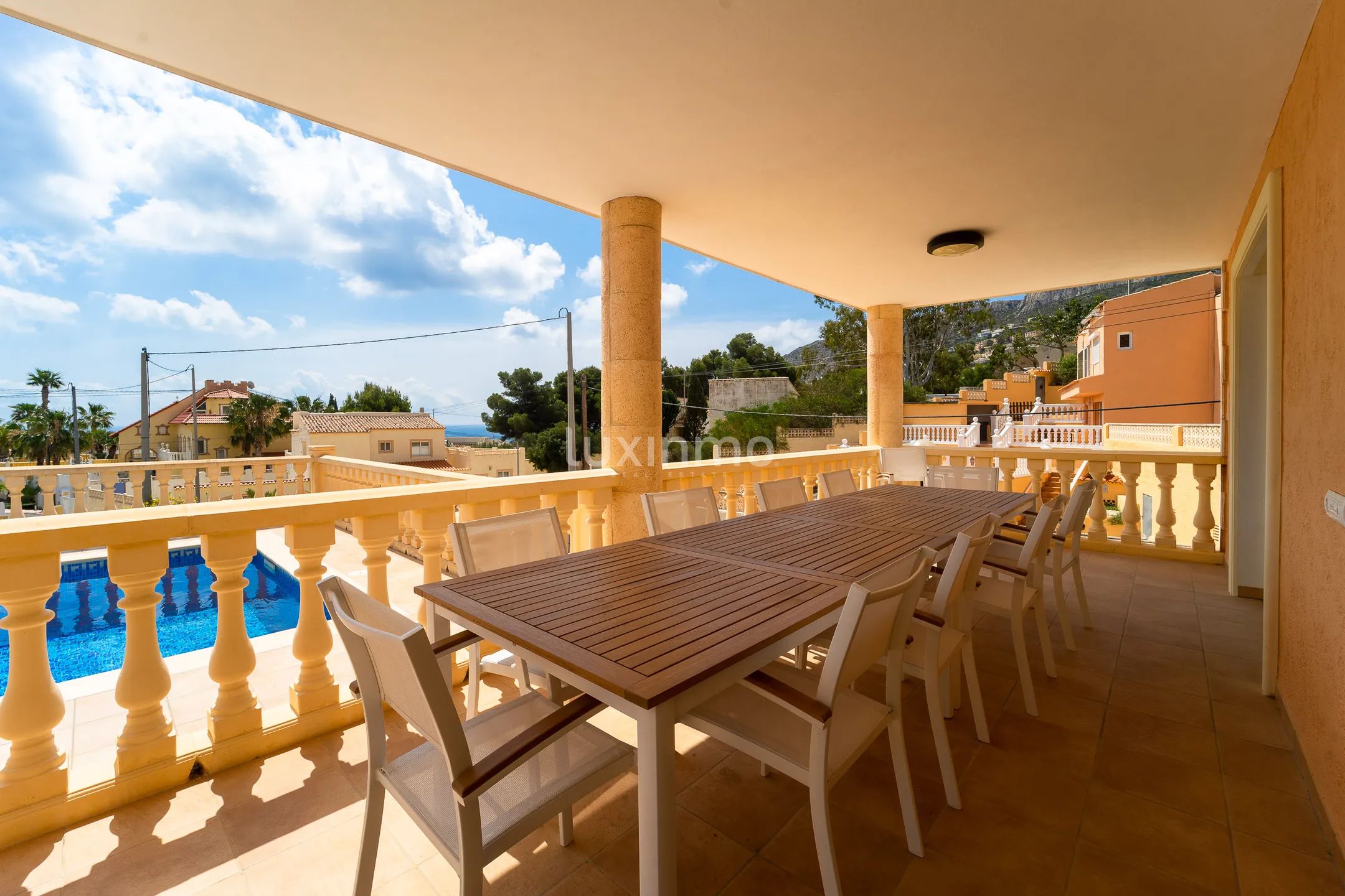 Luxurious colonial villa with sea views in Calpe — photo 9