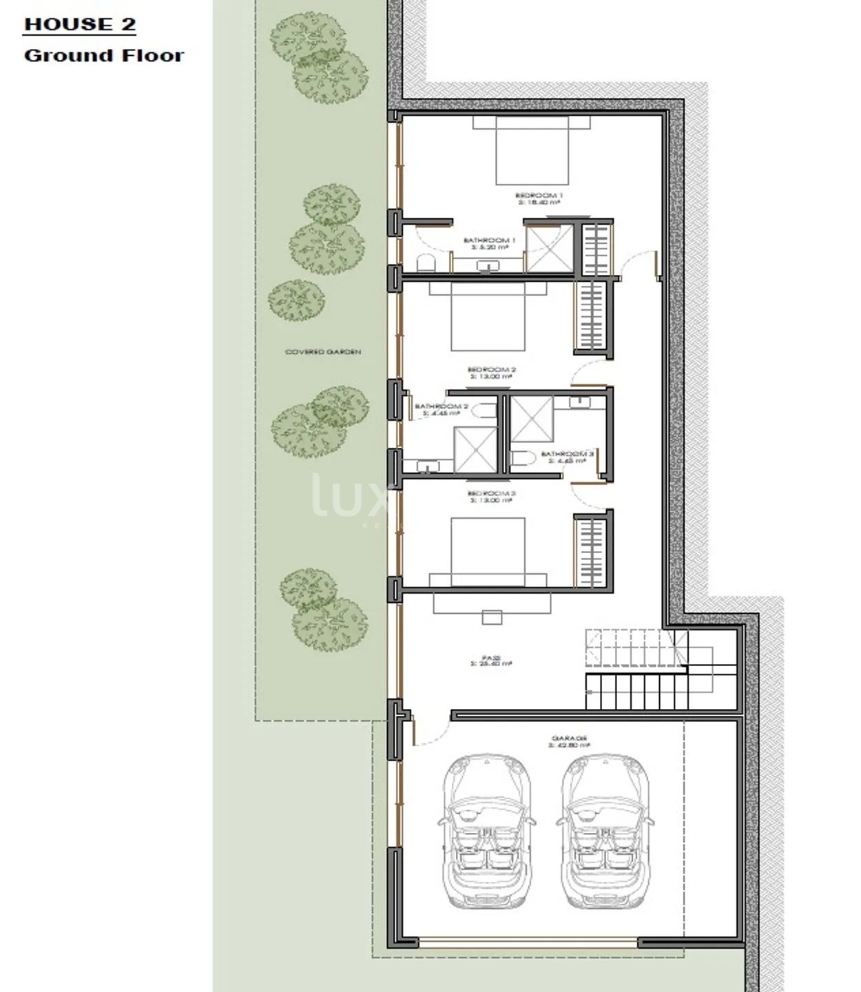 New built house in the area of Altea Hills — Floor Plan 1