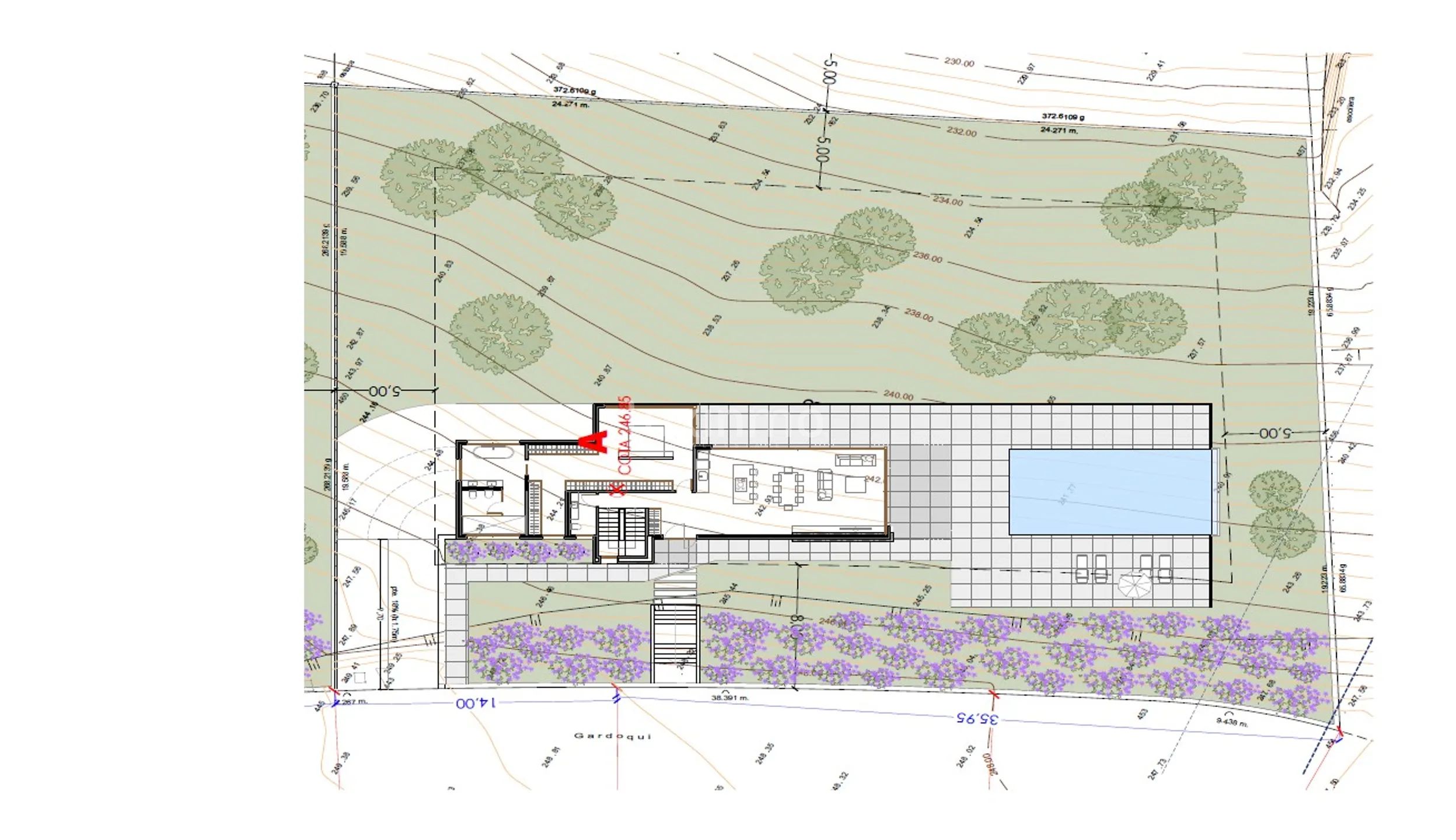 New built house in the area of Altea Hills — Floor Plan 3