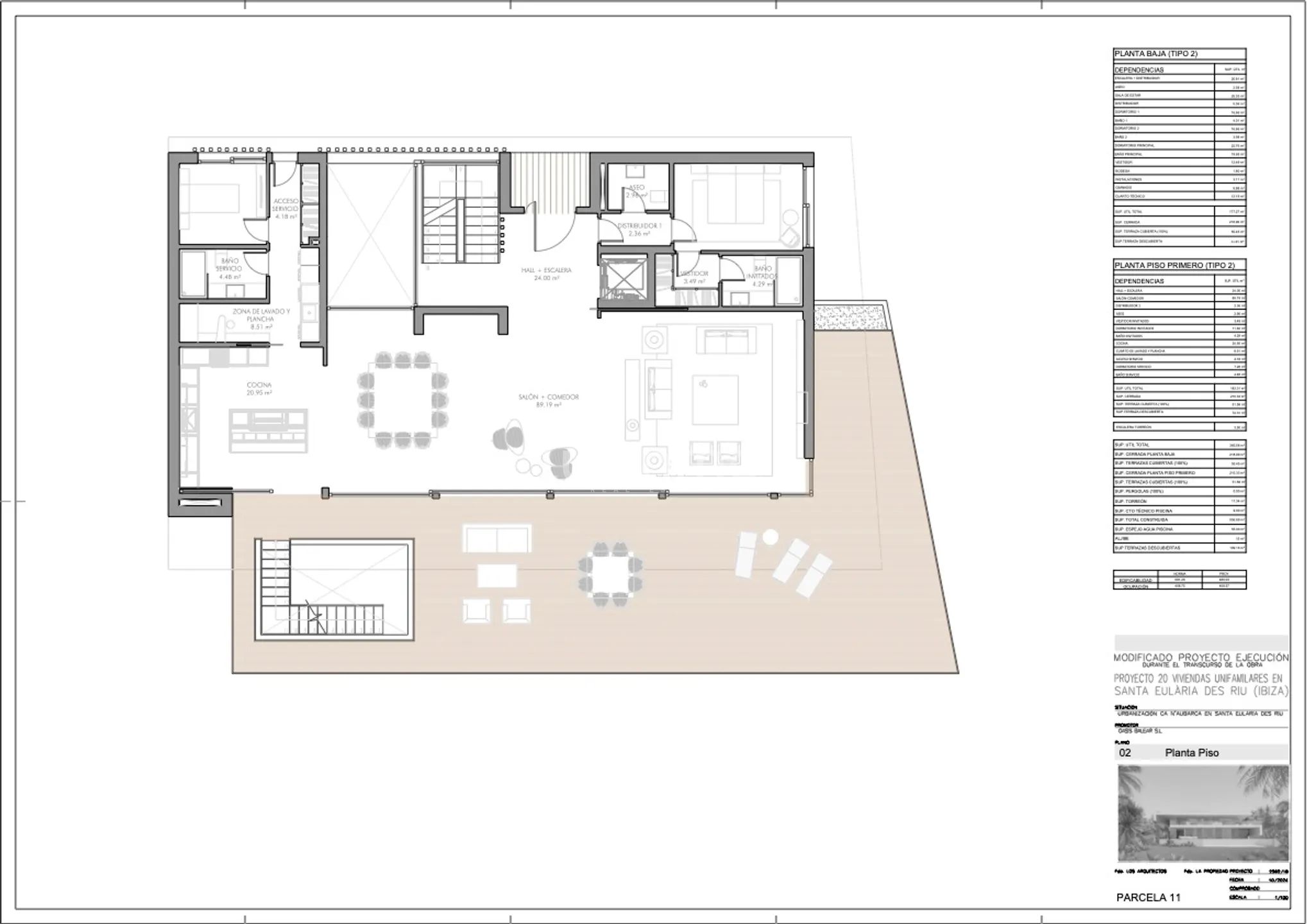 Stunning luxury contemporary villa with sea views in Can Aubarca — Floor Plan 2