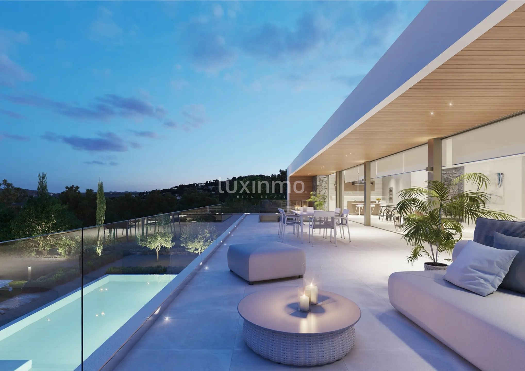 Stunning luxury contemporary villa with sea views in Can Aubarca — photo 31