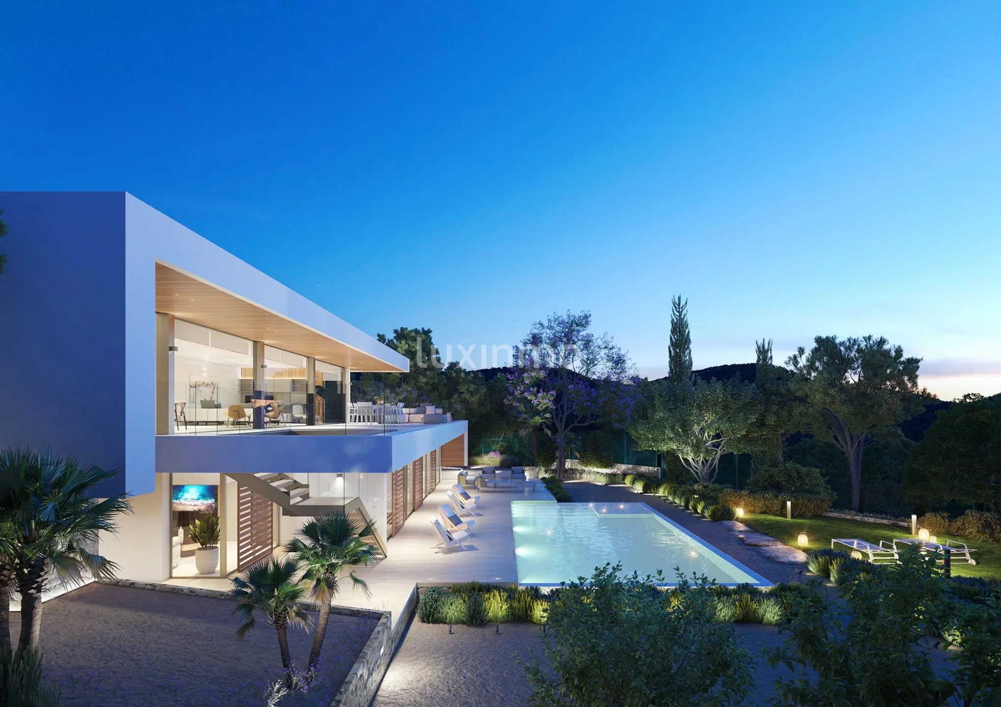 Stunning luxury contemporary villa with sea views in Can Aubarca — photo 4