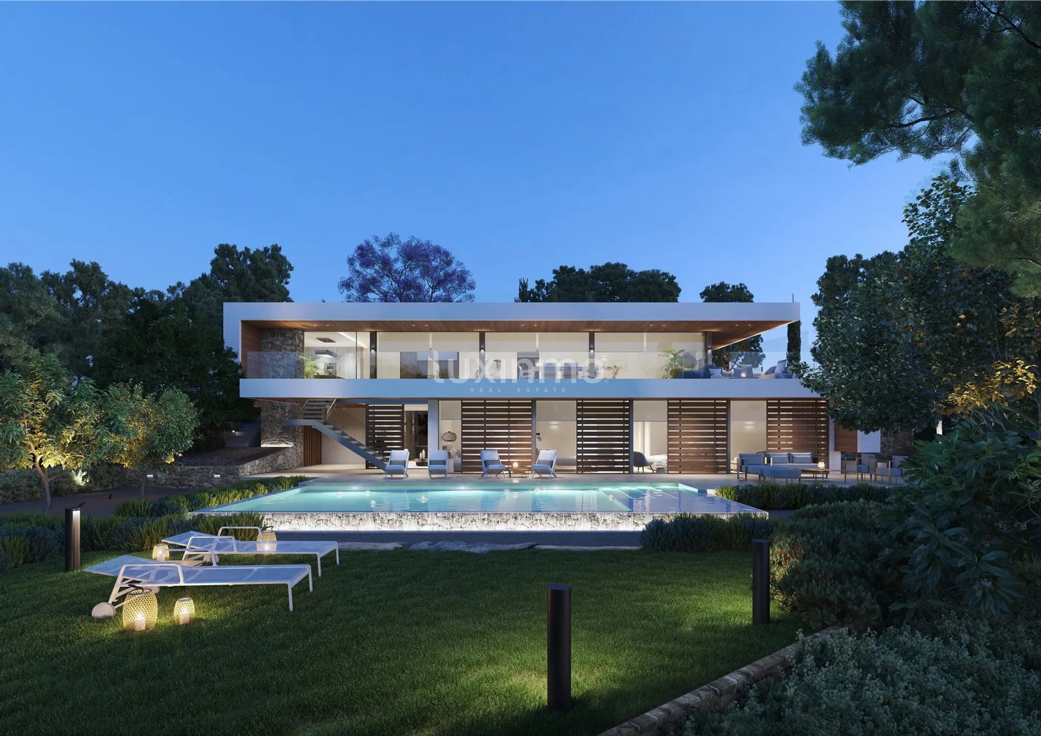 Stunning luxury contemporary villa with sea views in Can Aubarca — photo 2