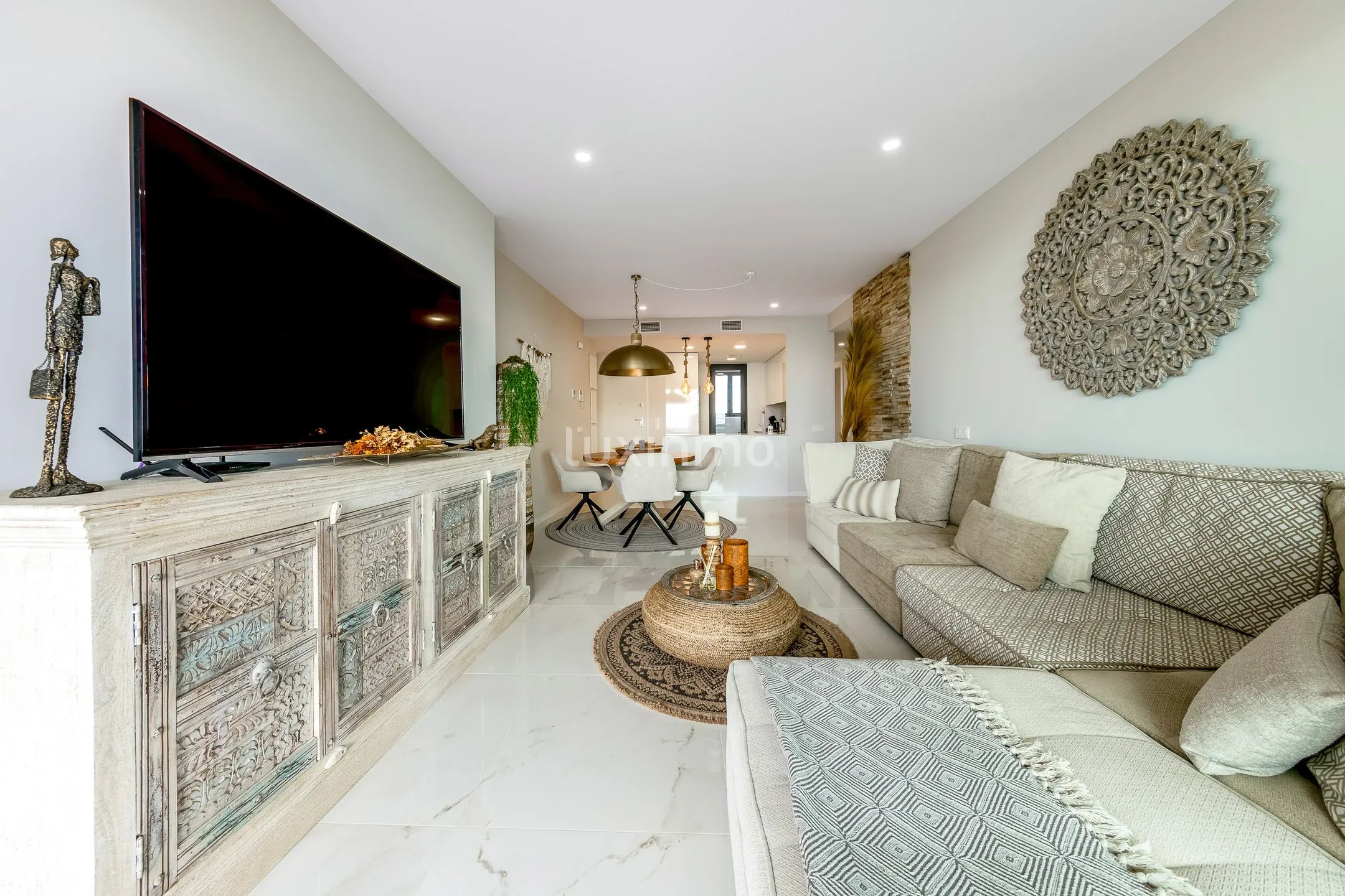 Апартаменты с 3 спальнями на пляже Бенидорма со стеклянными шторами — photo 11