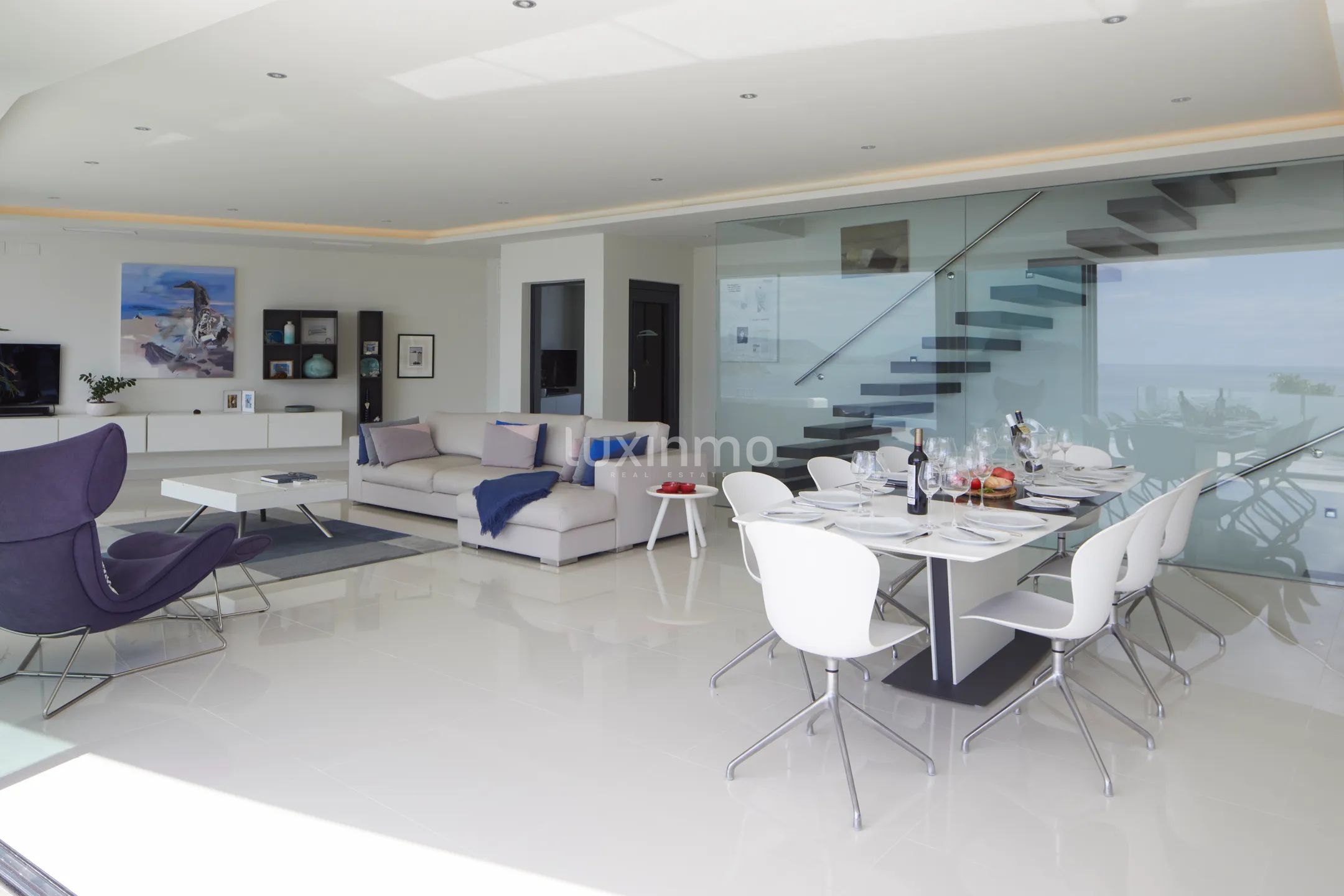 Designvilla till salu i El Portet Moraira med panoramautsikt över havet — photo 17