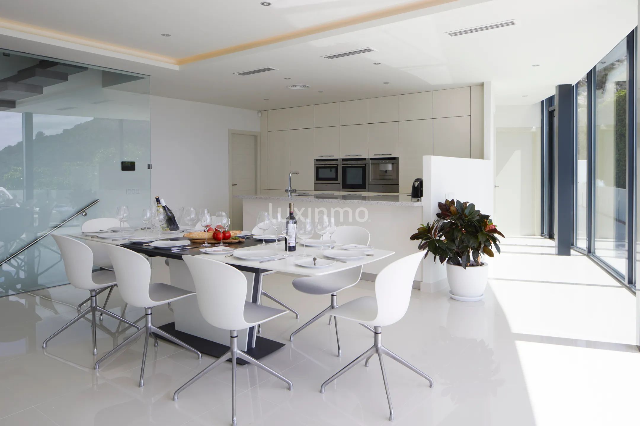 Designvilla till salu i El Portet Moraira med panoramautsikt över havet — photo 18
