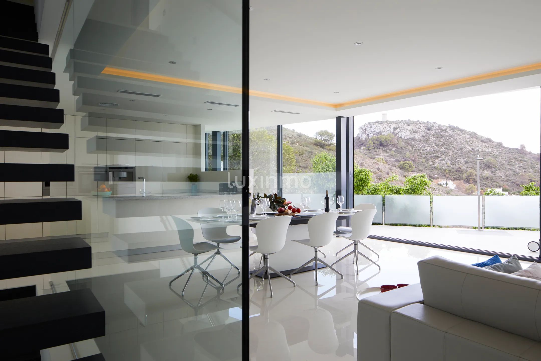 Designvilla till salu i El Portet Moraira med panoramautsikt över havet — photo 25