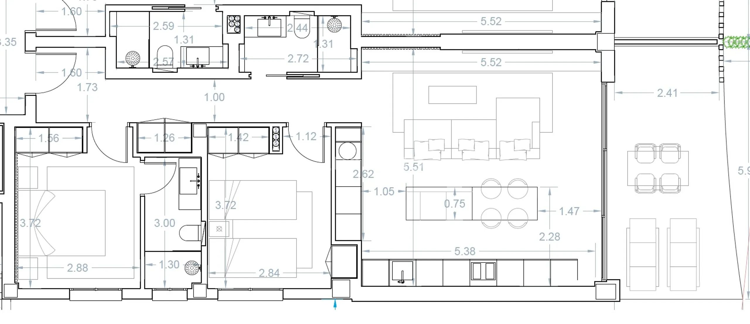 Modern Apartment in Sant Antoni de Portmany — Floor Plan 1