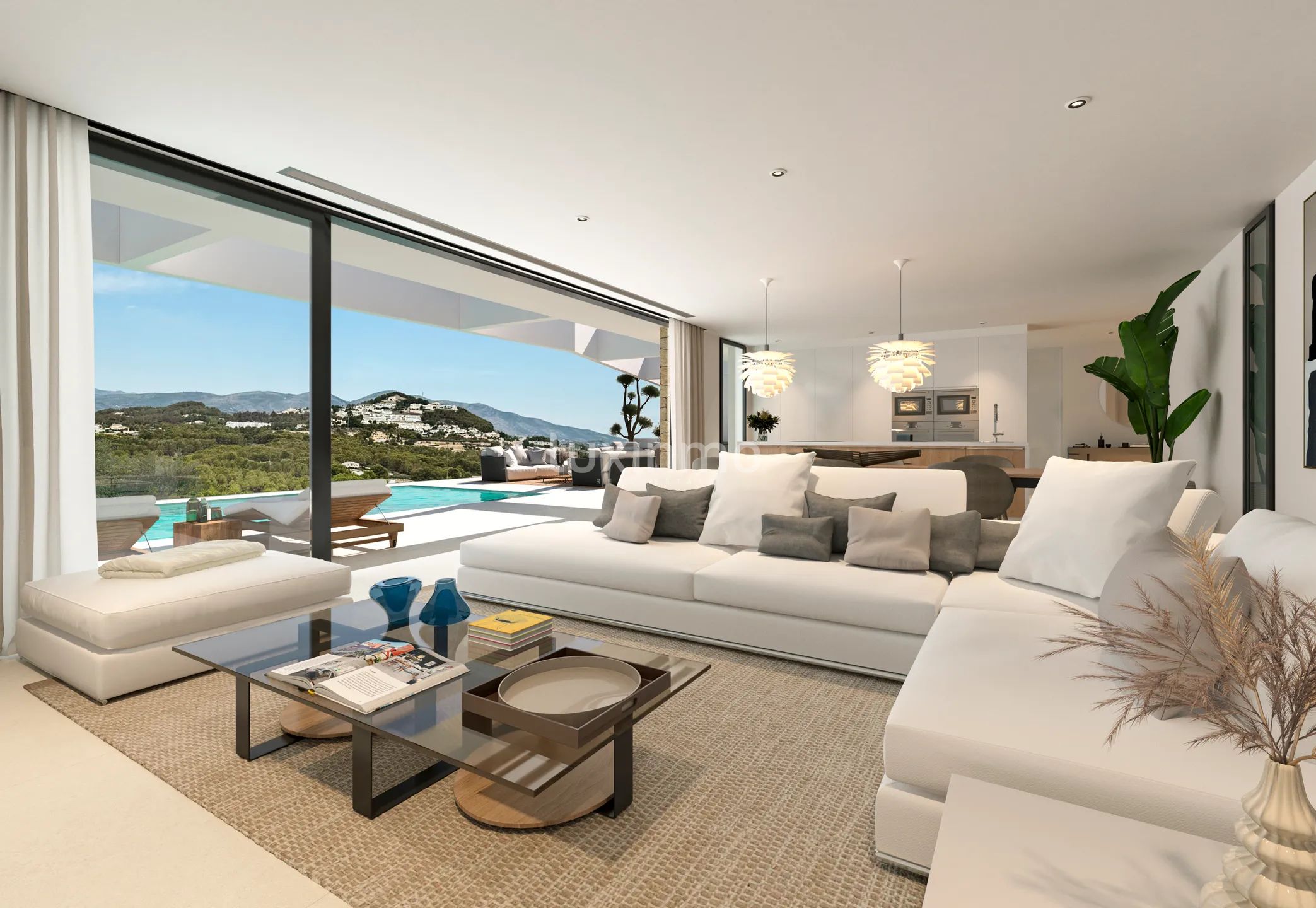 Superbe maison indépendante de 3 chambres avec vue sur la mer et la montagne à Cometa-Carrió, Calpe/Calp — photo 3