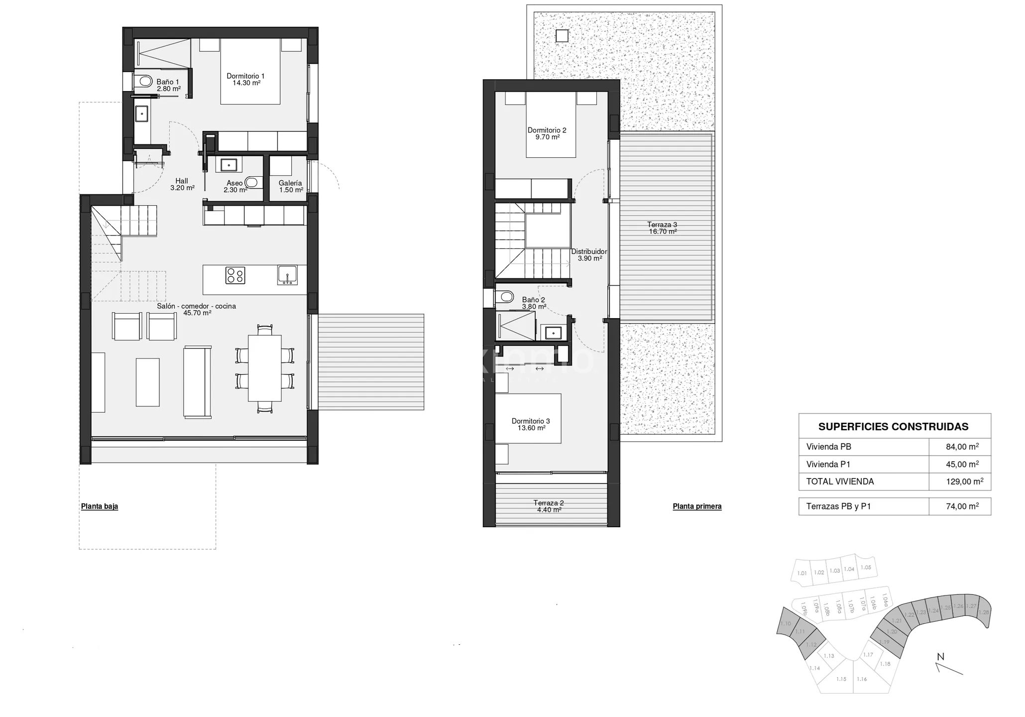 3 Bed Villa in Urb. Las Colinas Golf — Floor Plan 1