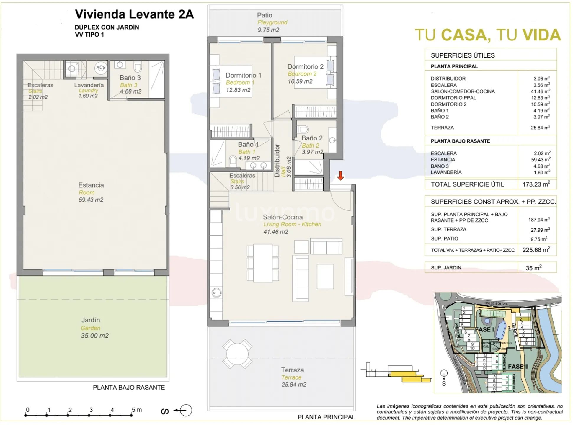 Duplex Moderne à Balcón de Finestrat — Floor Plan 1