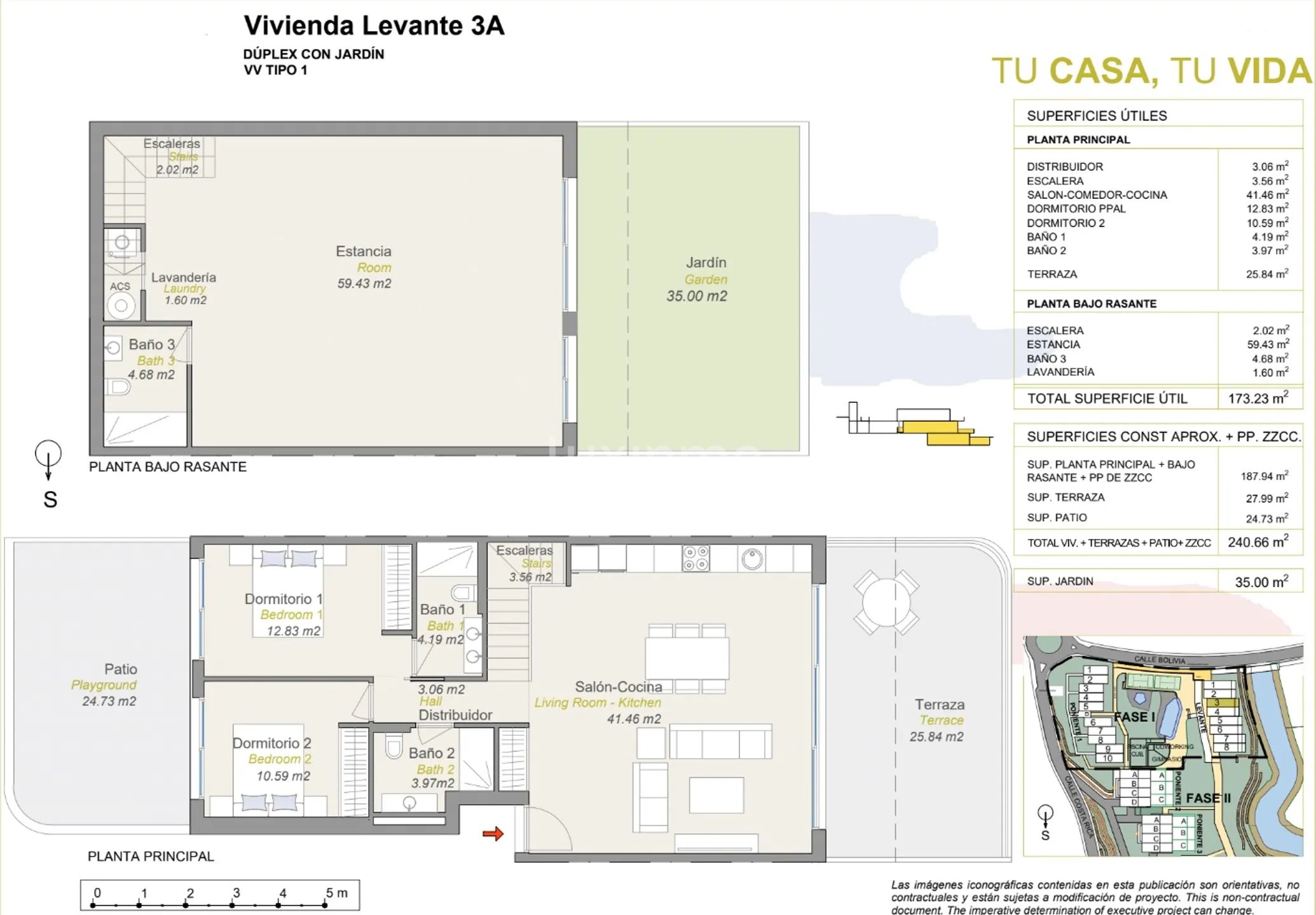 Duplex Moderne à Balcón de Finestrat — Floor Plan 1