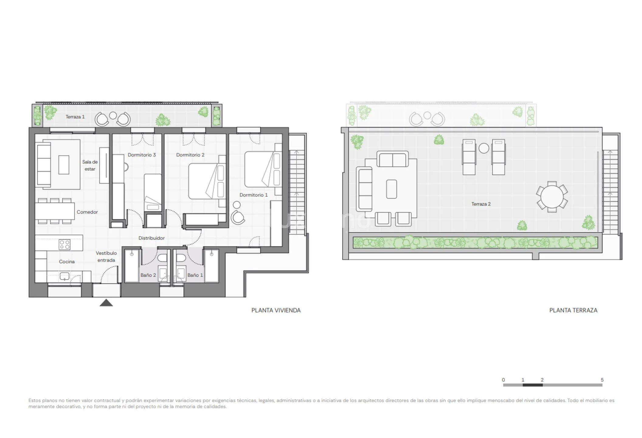 Modern Penthouse in Santa Eulalia del Río — Floor Plan 1