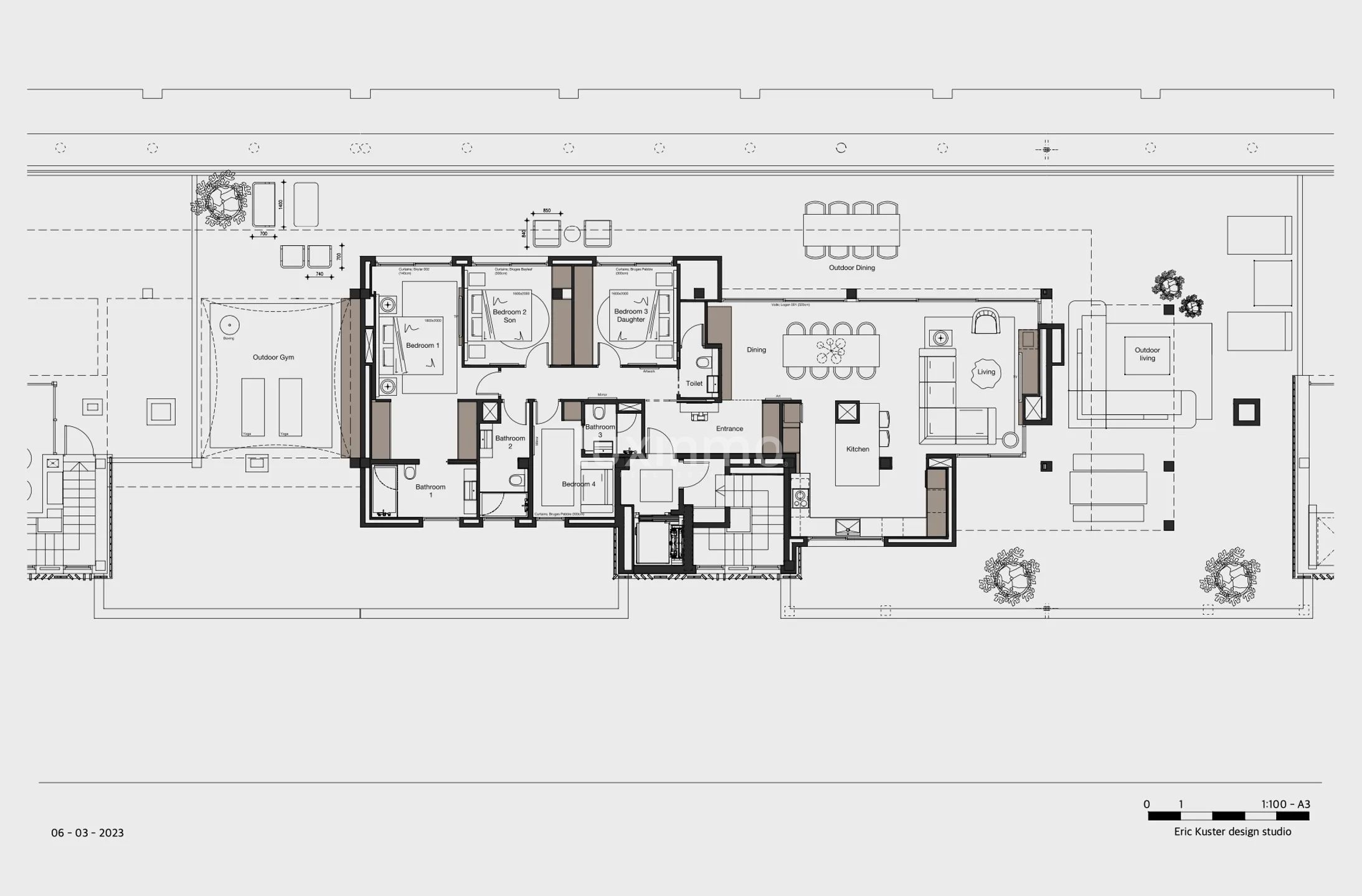 Modern Penthouse for sale in The White Angel, Marina Botafoch — Floor Plan 1