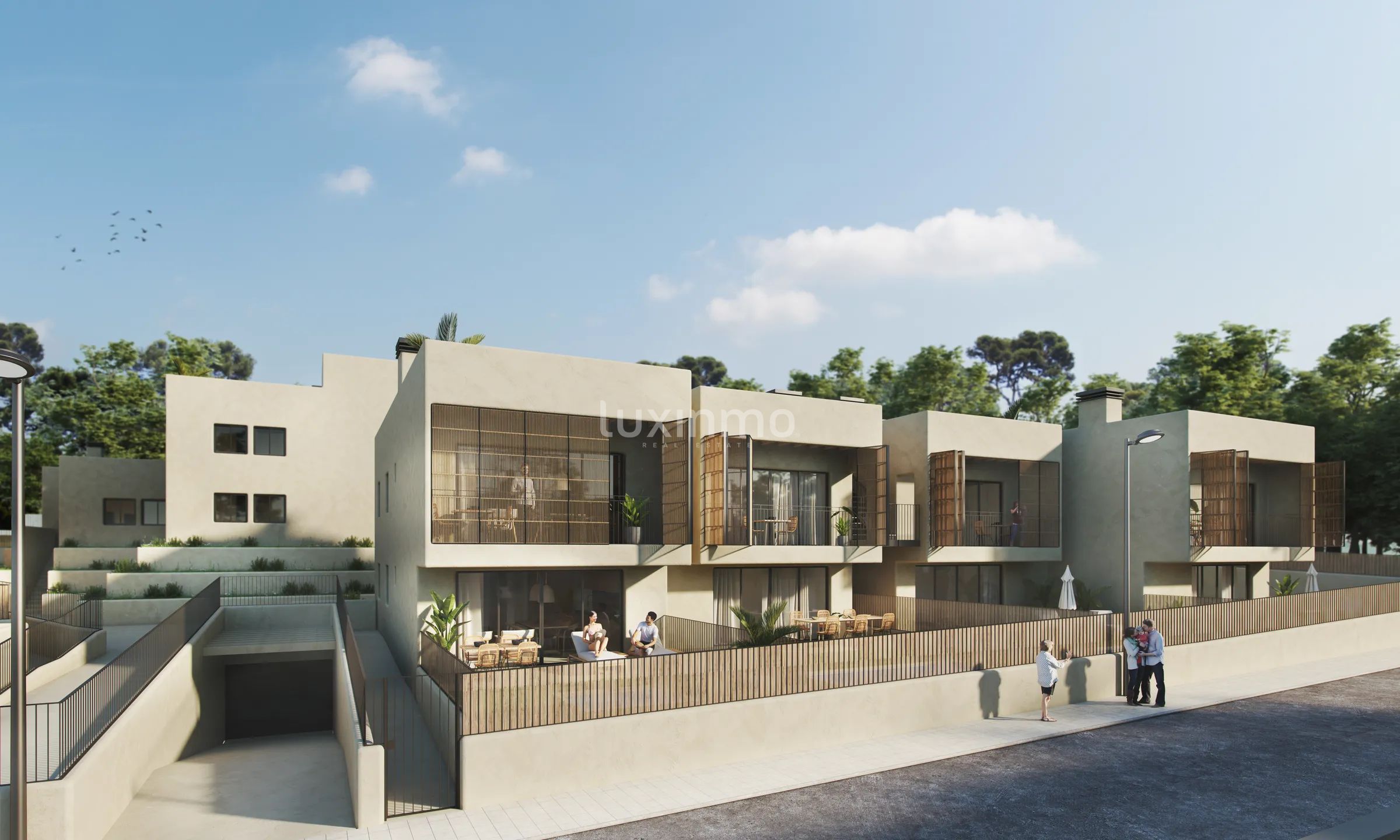 Modern sea view apartments near Cala Gració, Ibiza — photo 1