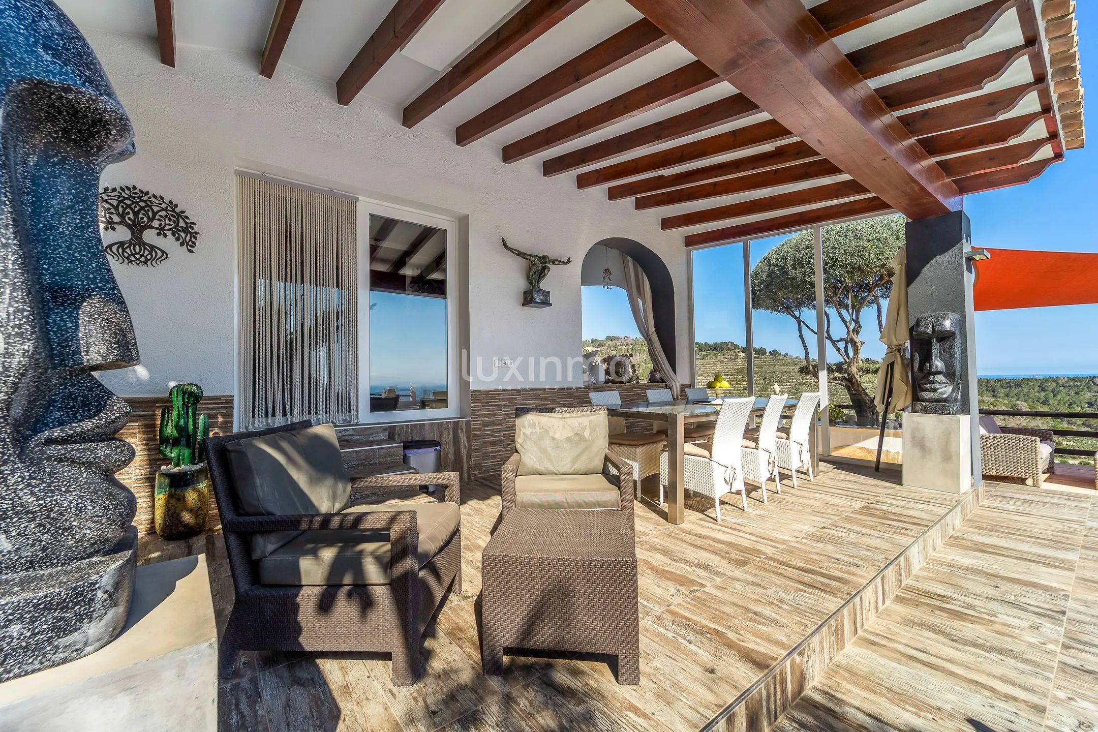 Panoramic views to the sea and mountains- full privacy — photo 33