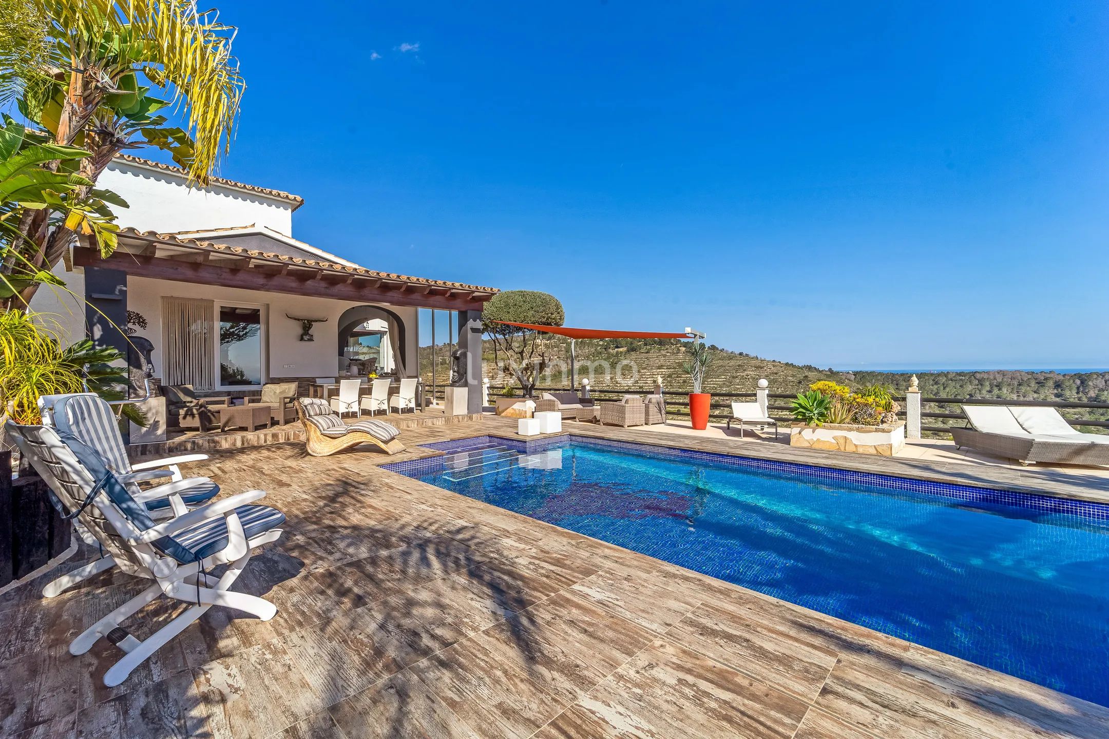 Panoramic views to the sea and mountains- full privacy — photo 7