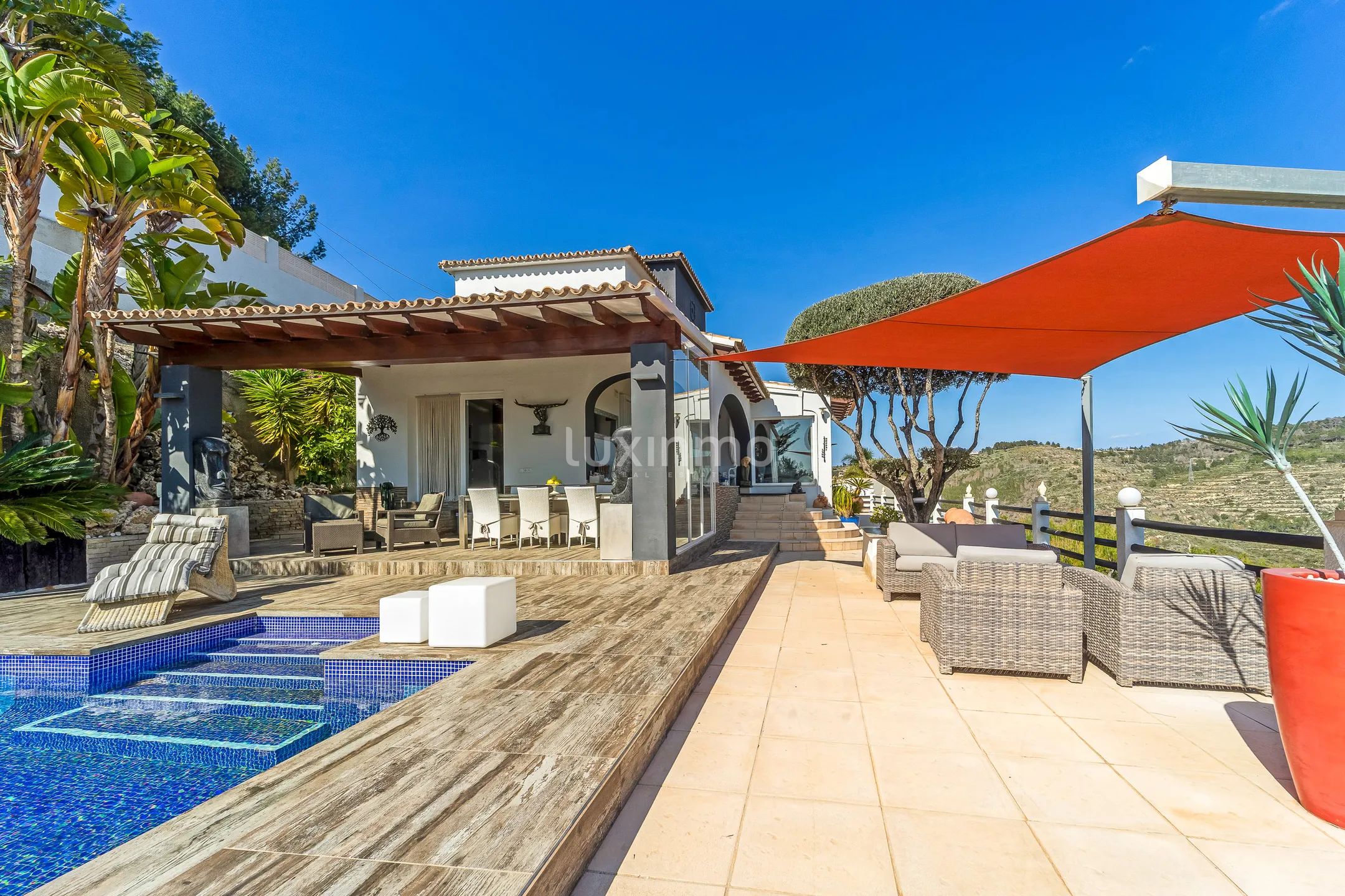 Panoramic views to the sea and mountains- full privacy — photo 6