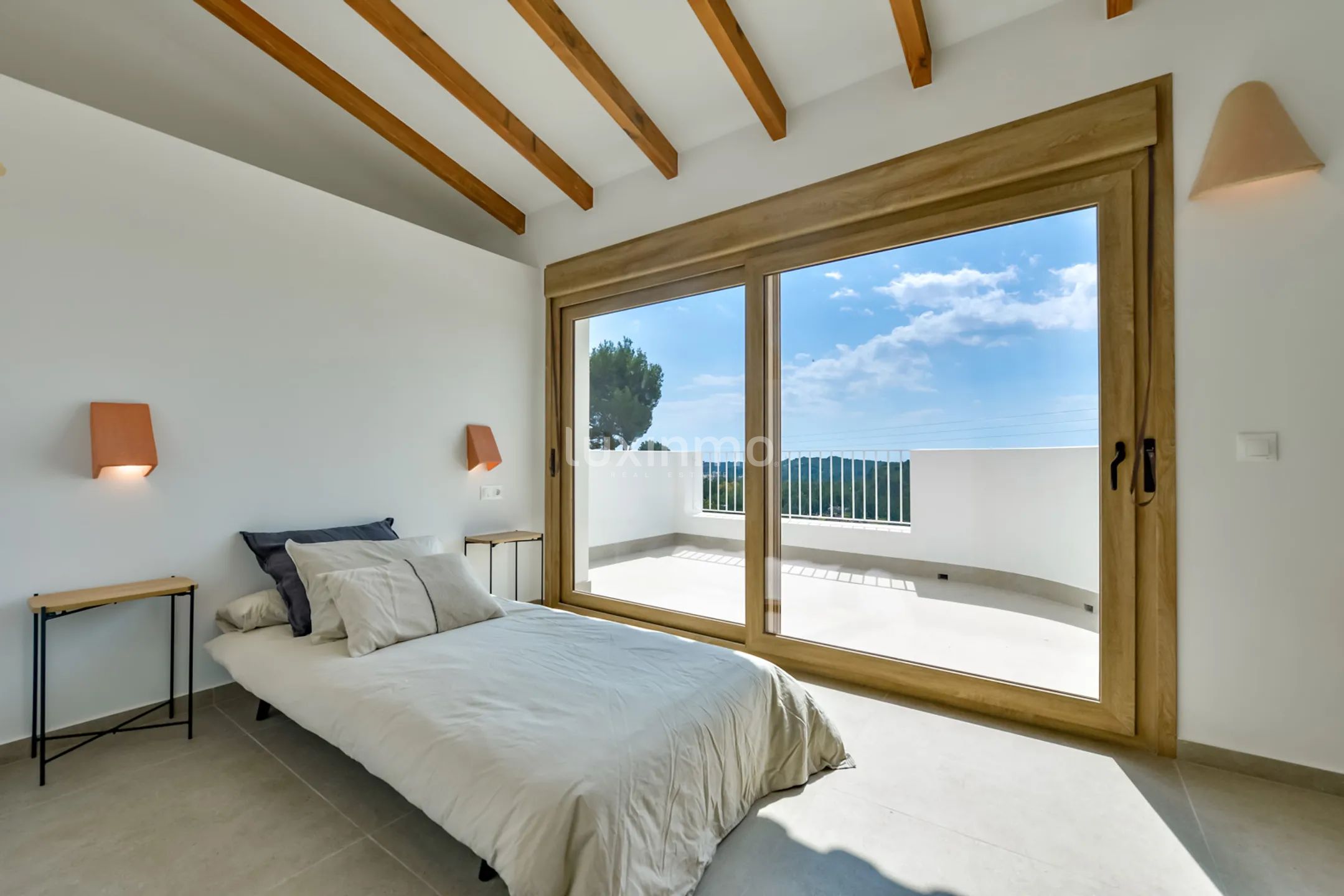 Lyxig villa i medelhavs- och ibizastil i Altea med öppen utsikt — photo 32
