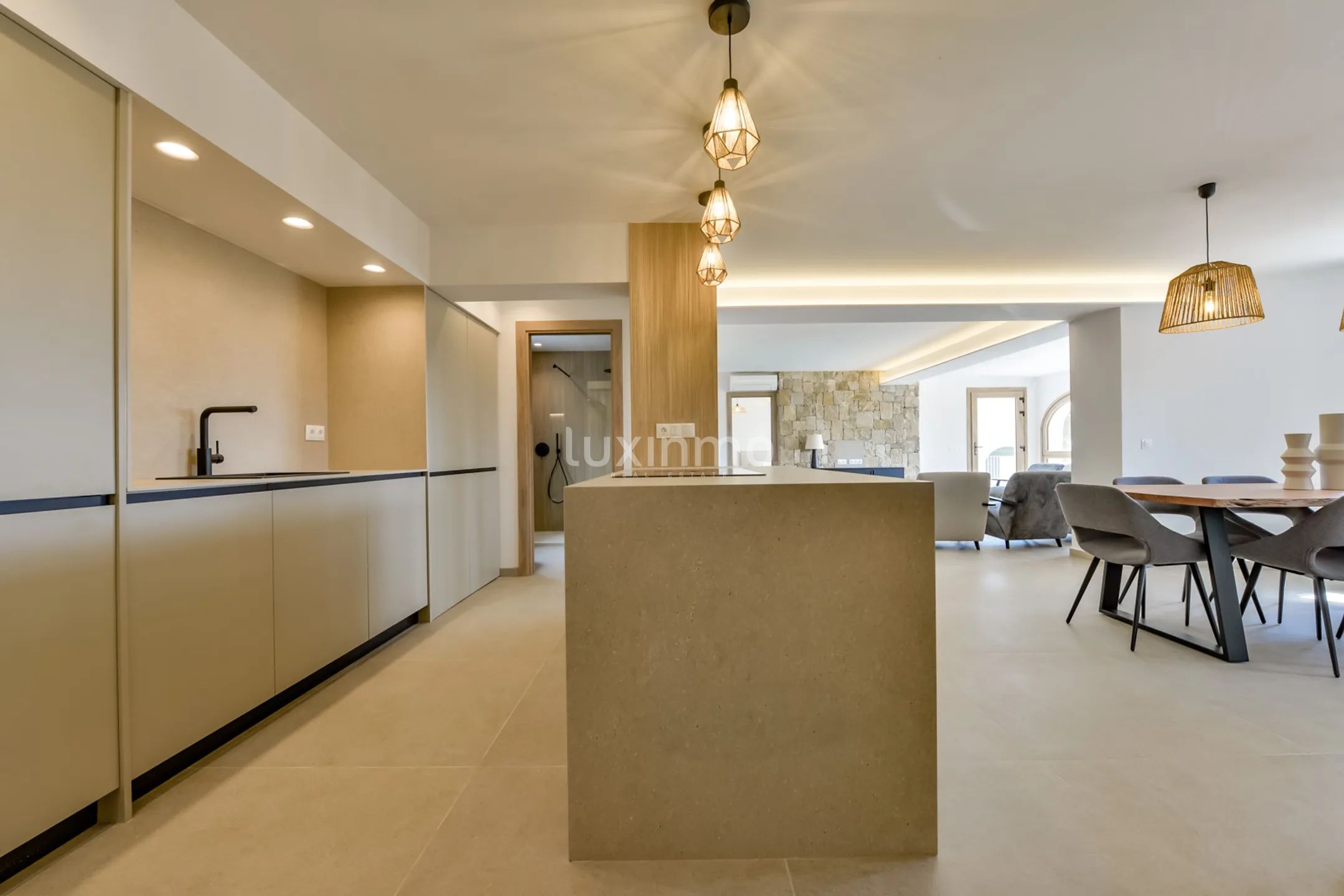 Luxueuse villa méditerranéenne de style ibiza à Altea avec vue dégagée — photo 8