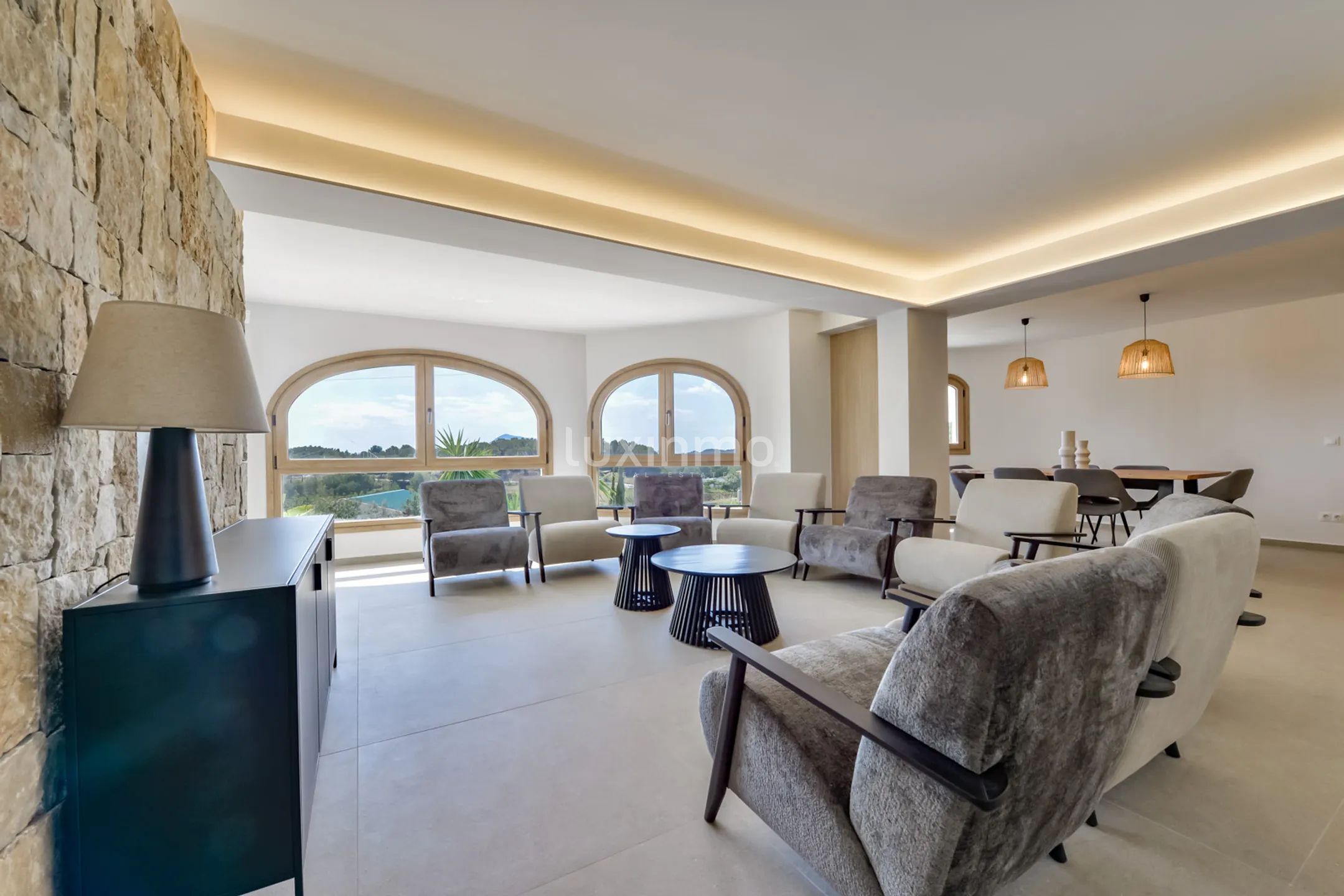 Lyxig villa i medelhavs- och ibizastil i Altea med öppen utsikt — photo 13
