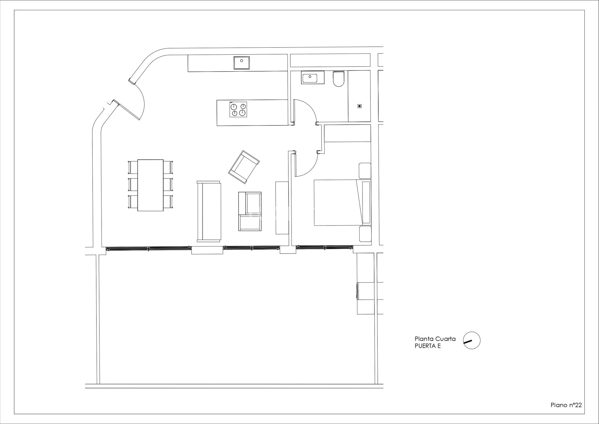 Modern Penthouse in Calpe-Manzanera — Floor Plan 1