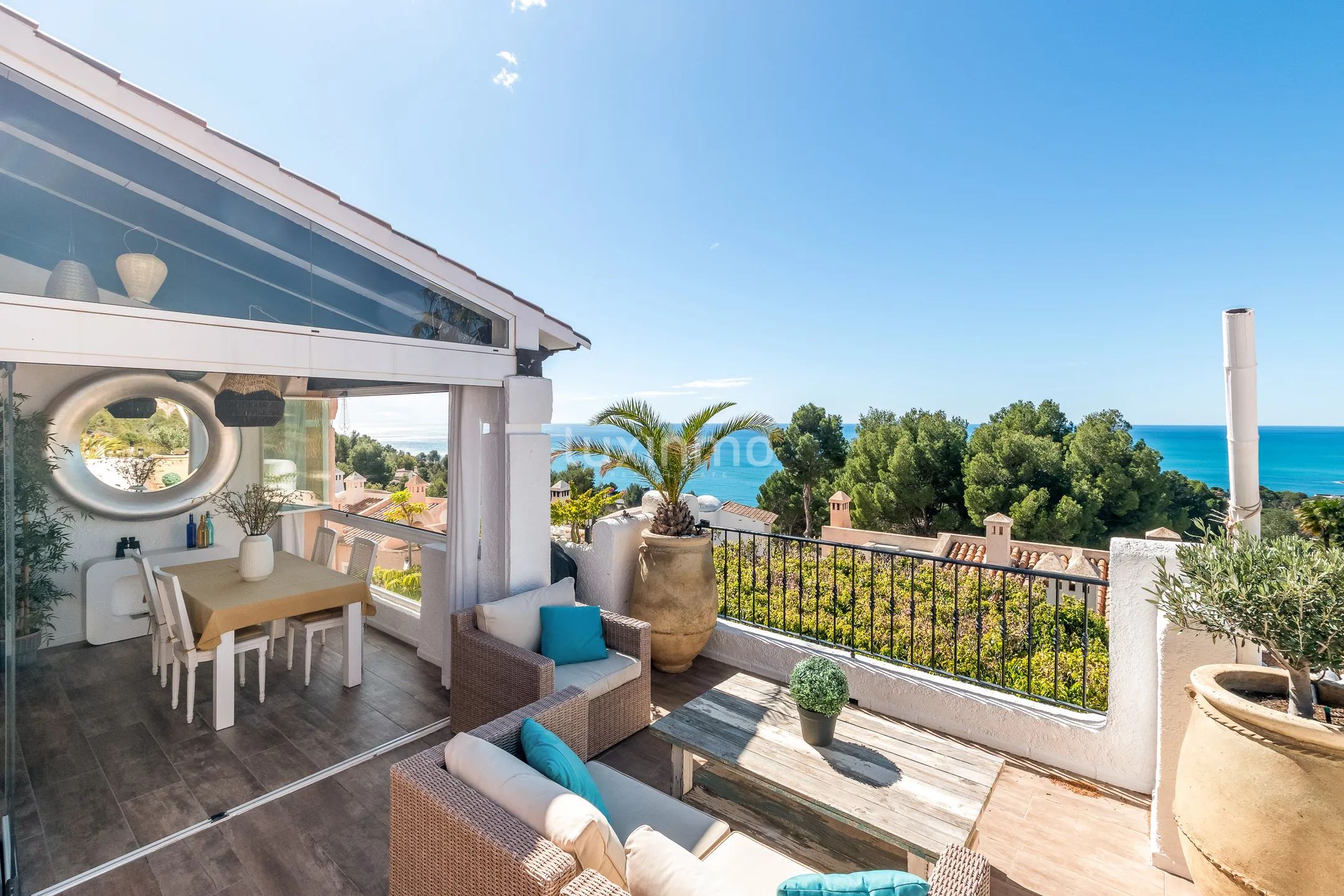 Charmant mediterraan halfvrijstaand huis in Altea Hills, prachtig uitzicht op zee en de bergen — photo 1