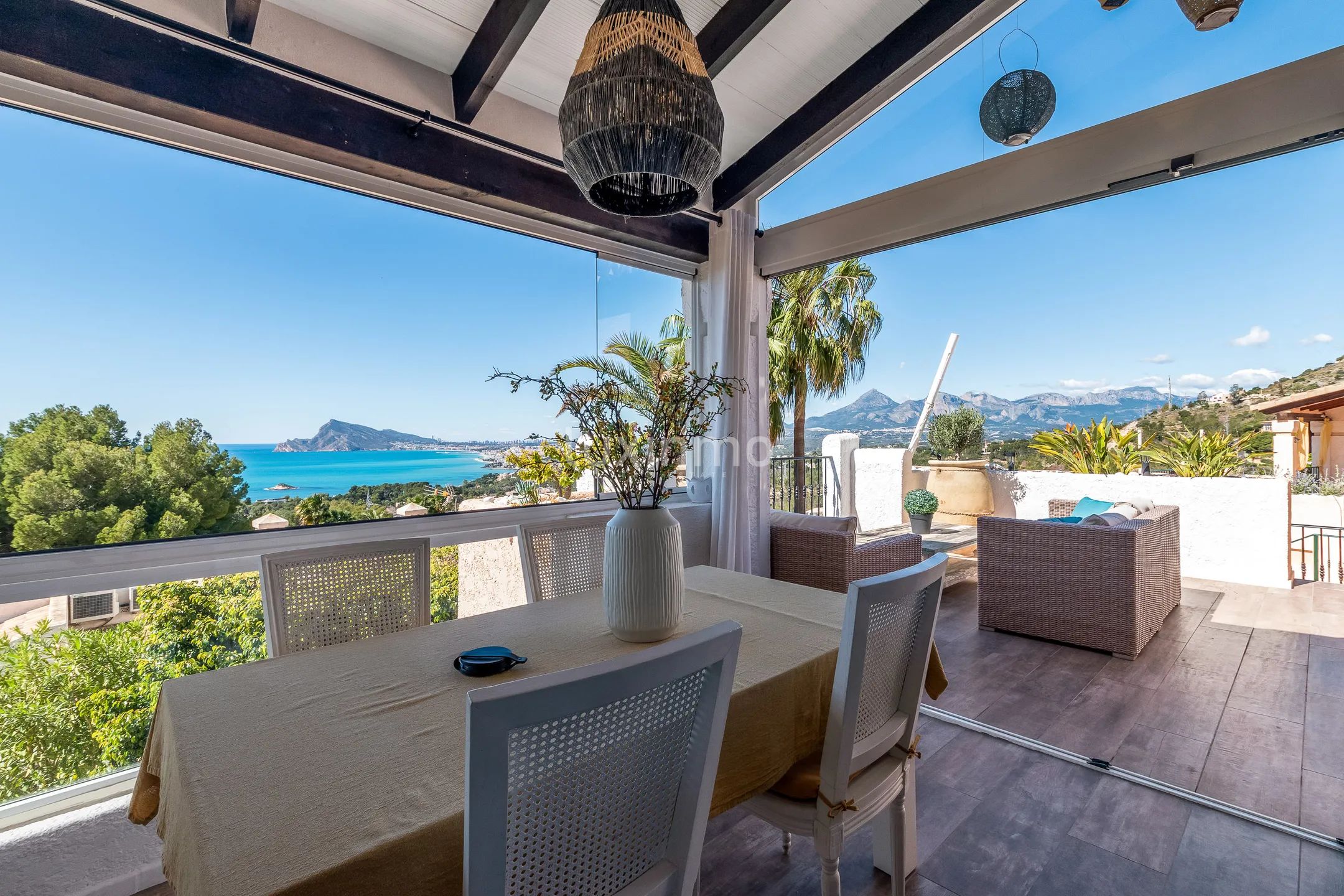 Charmant mediterraan halfvrijstaand huis in Altea Hills, prachtig uitzicht op zee en de bergen — photo 3