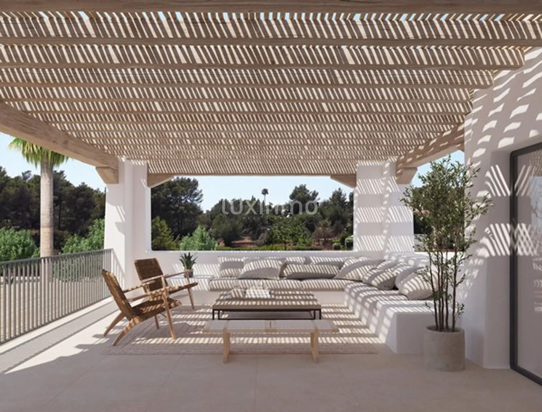 Rustik mark med godkänt projekt och bygglov i San Lorenzo - Ibiza — photo 9