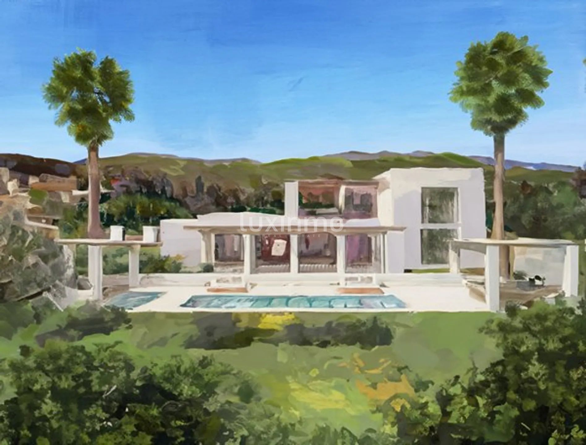 Rustik mark med godkänt projekt och bygglov i San Lorenzo - Ibiza — photo 8
