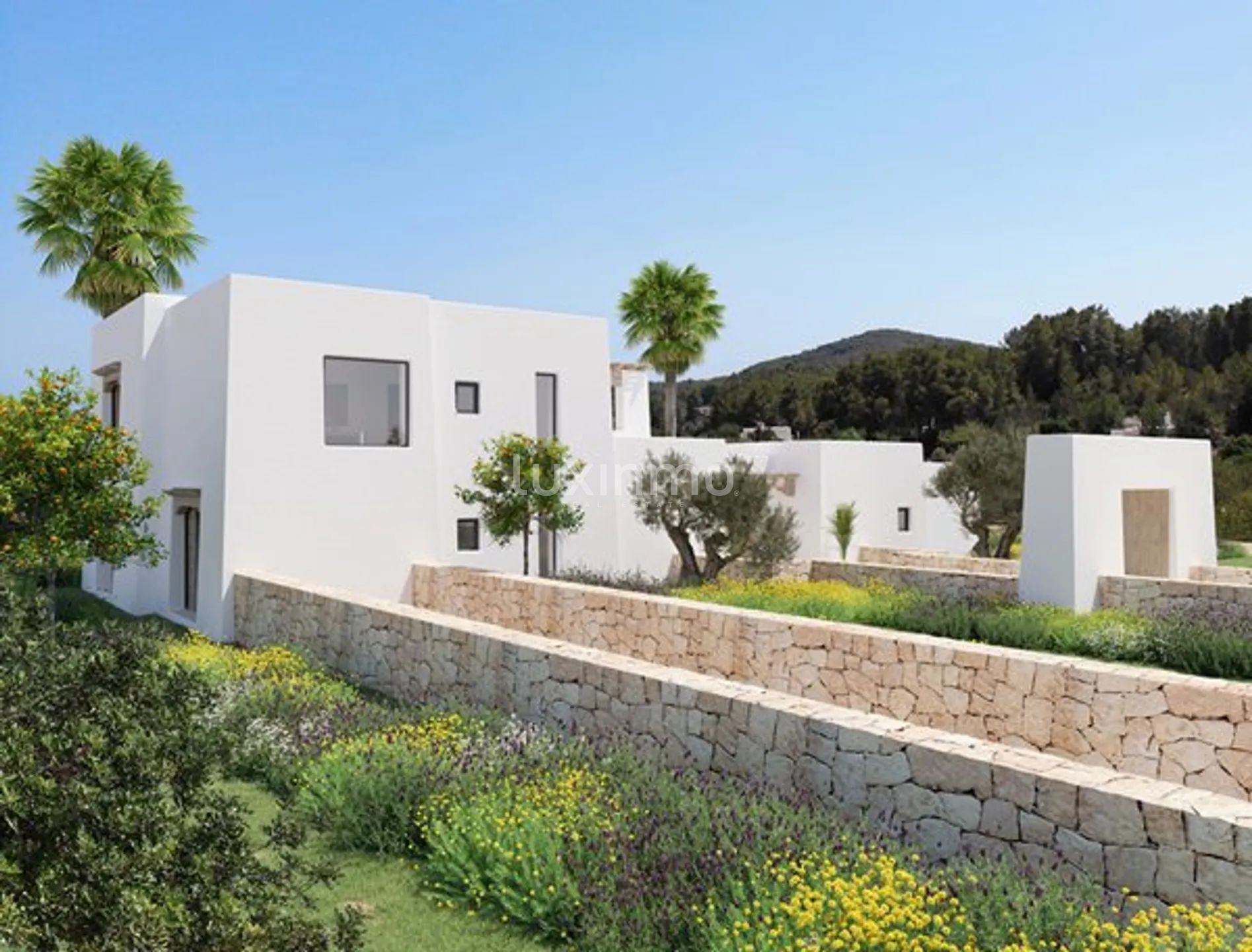 Rustik mark med godkänt projekt och bygglov i San Lorenzo - Ibiza — photo 11