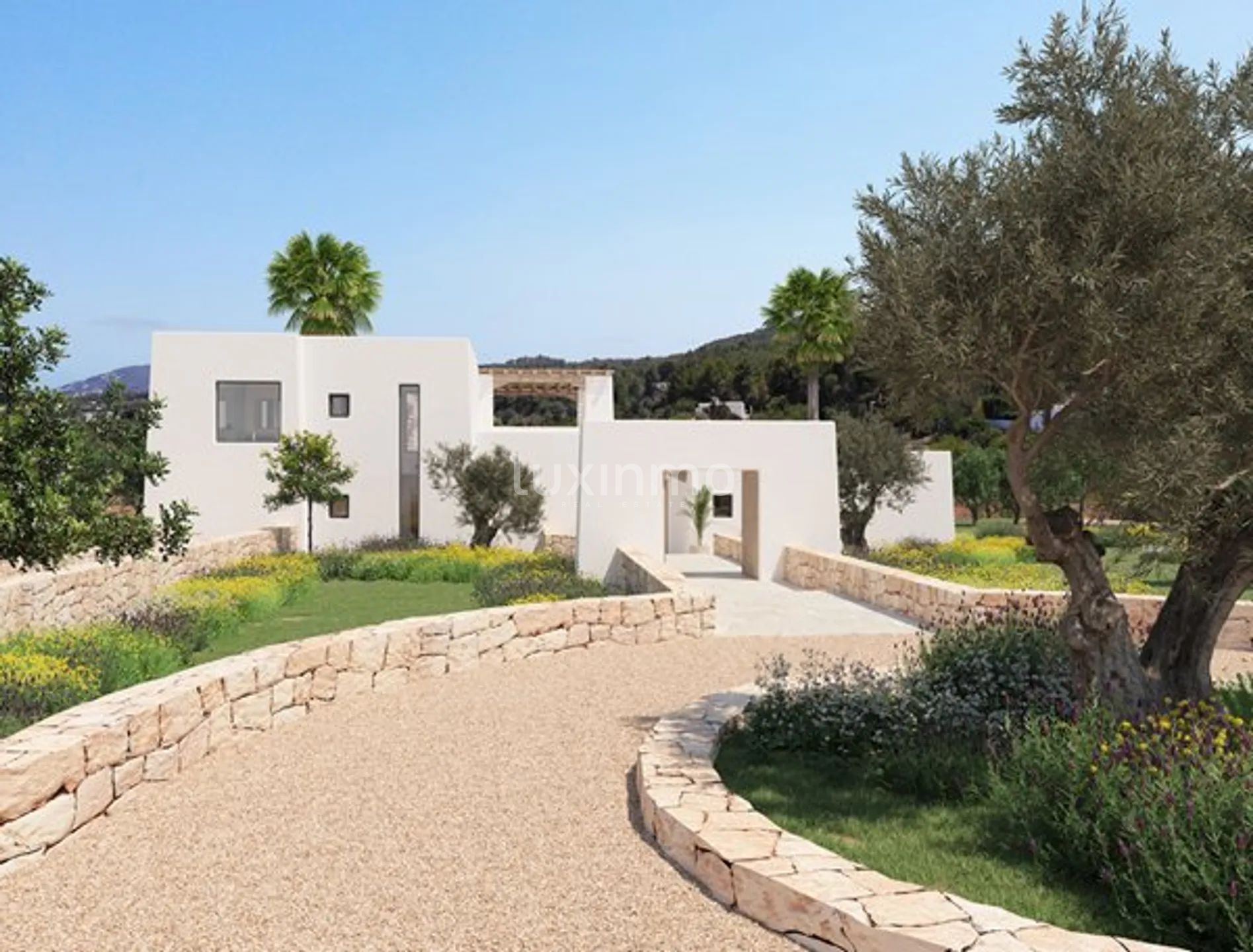 Rustik mark med godkänt projekt och bygglov i San Lorenzo - Ibiza — photo 5