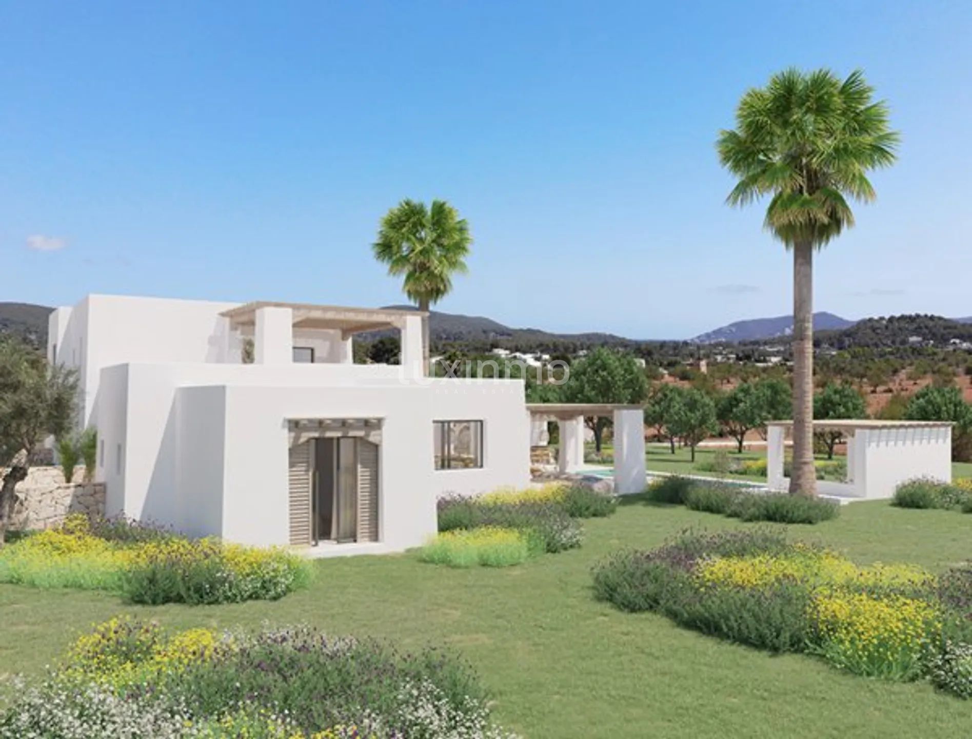 Rustik mark med godkänt projekt och bygglov i San Lorenzo - Ibiza — photo 7