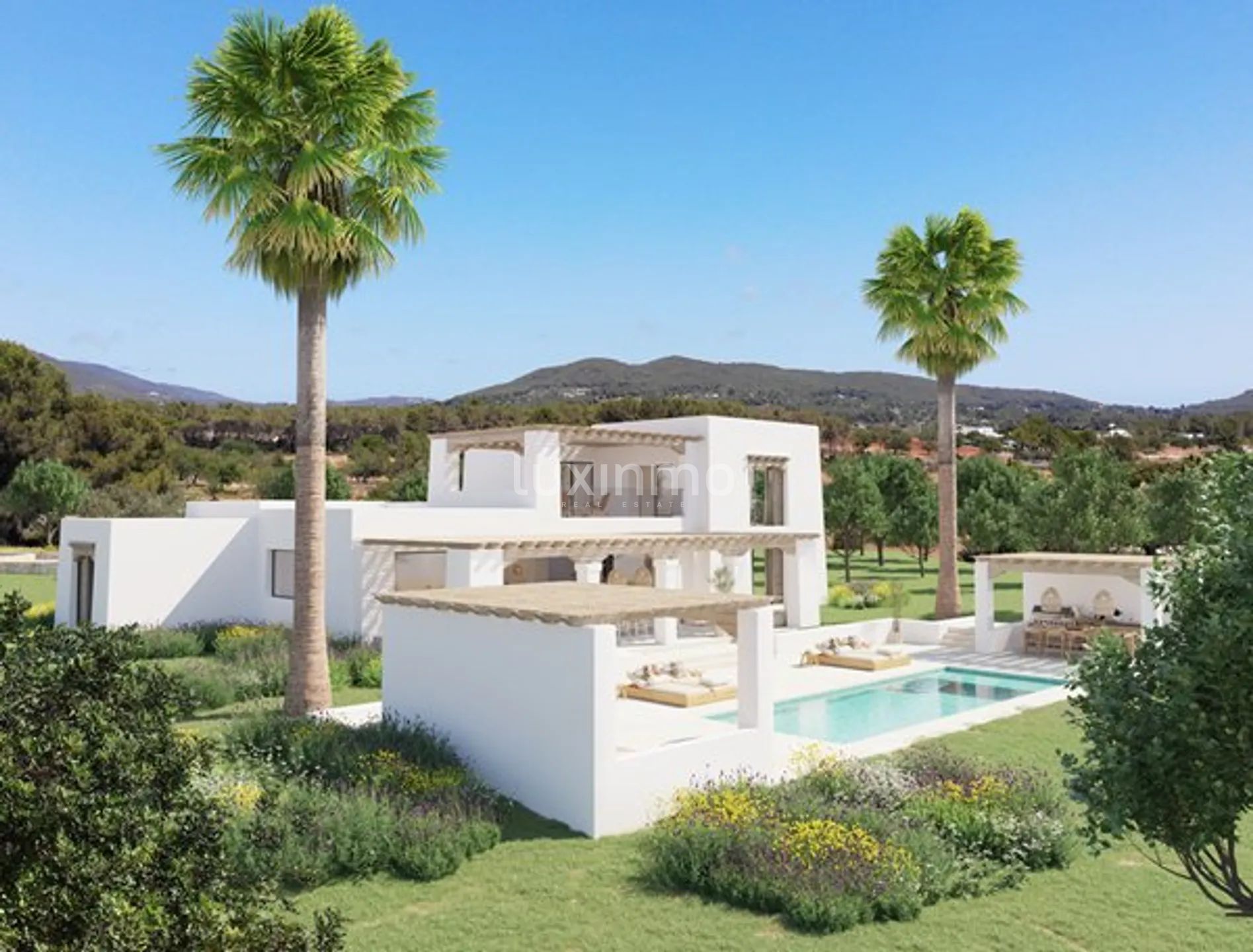 Rustik mark med godkänt projekt och bygglov i San Lorenzo - Ibiza — photo 6