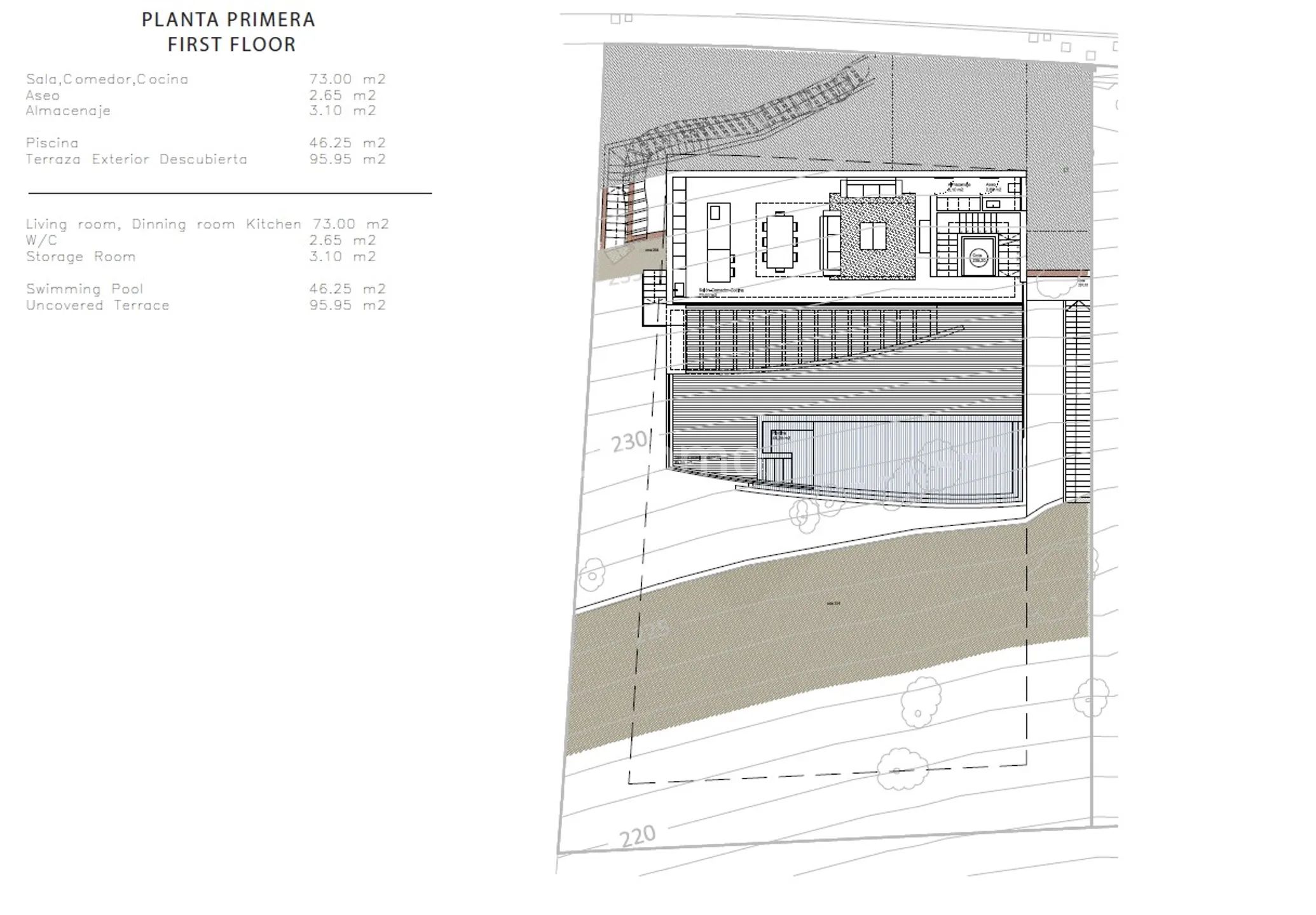 Designer Villa with Panoramic Sea Views in Altea Hills — Floor Plan 2