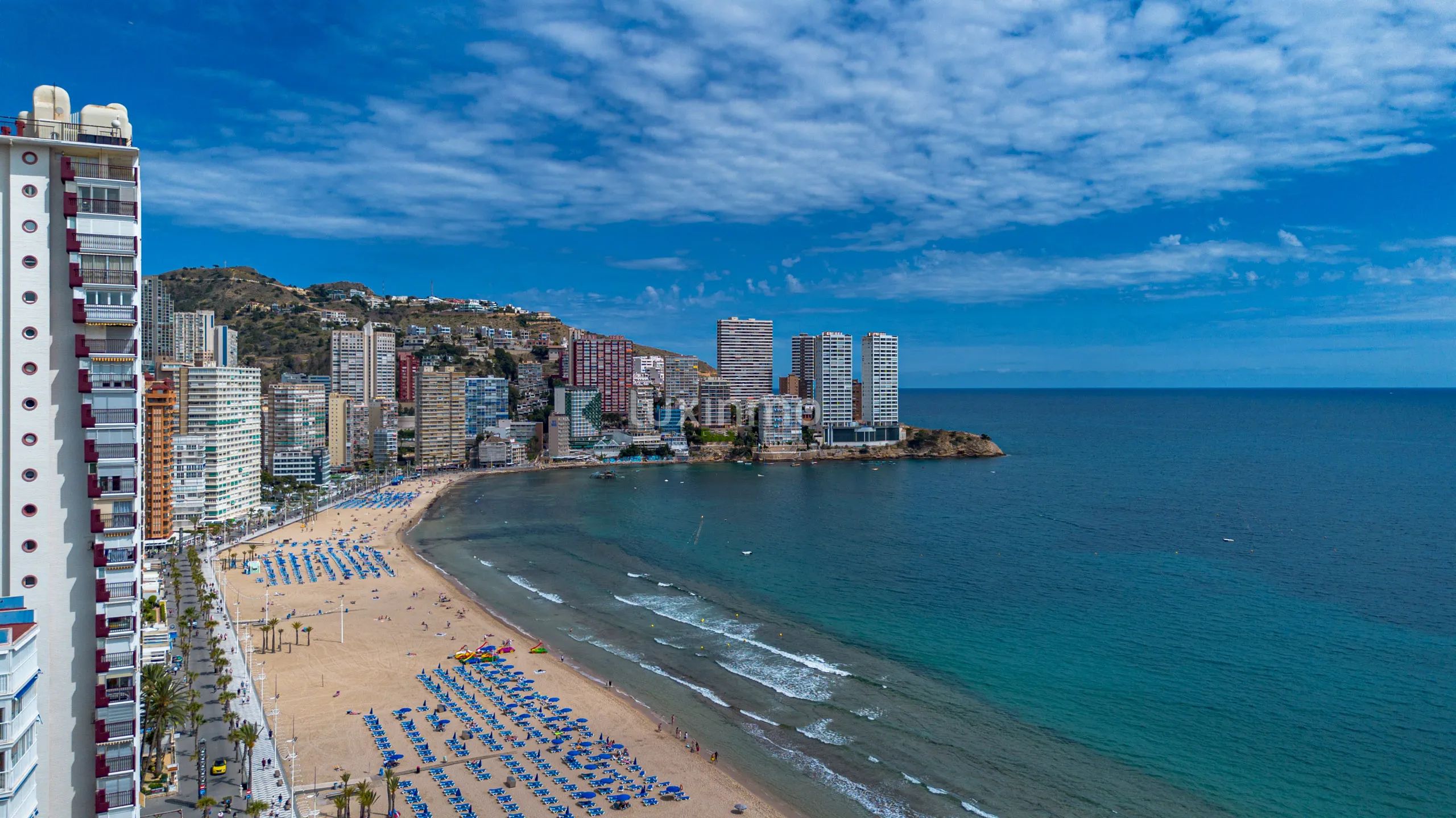 Atemberaubende Wohnung mit freiem Blick auf das Meer in Playa de Levante Benidorm