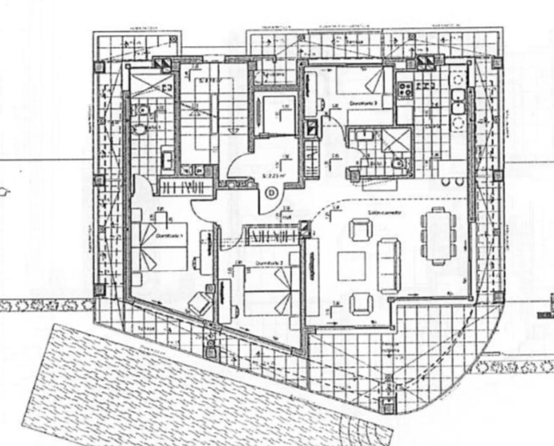 Modern flat in second line Calpe — Floor Plan 1