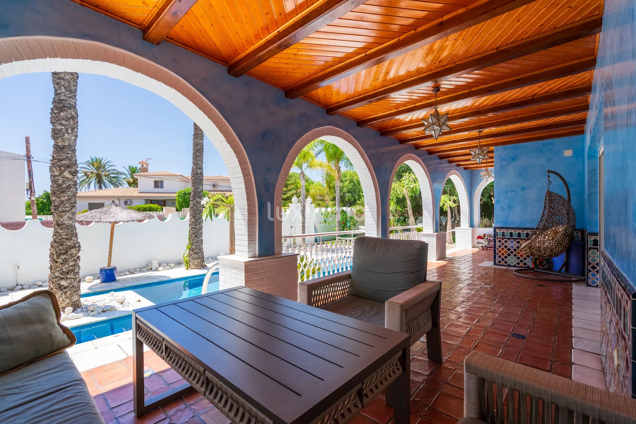 Stunning 6-Bedroom Ibiza-Style Mediterranean House with Sea Views in Coveta Fumá — photo 12