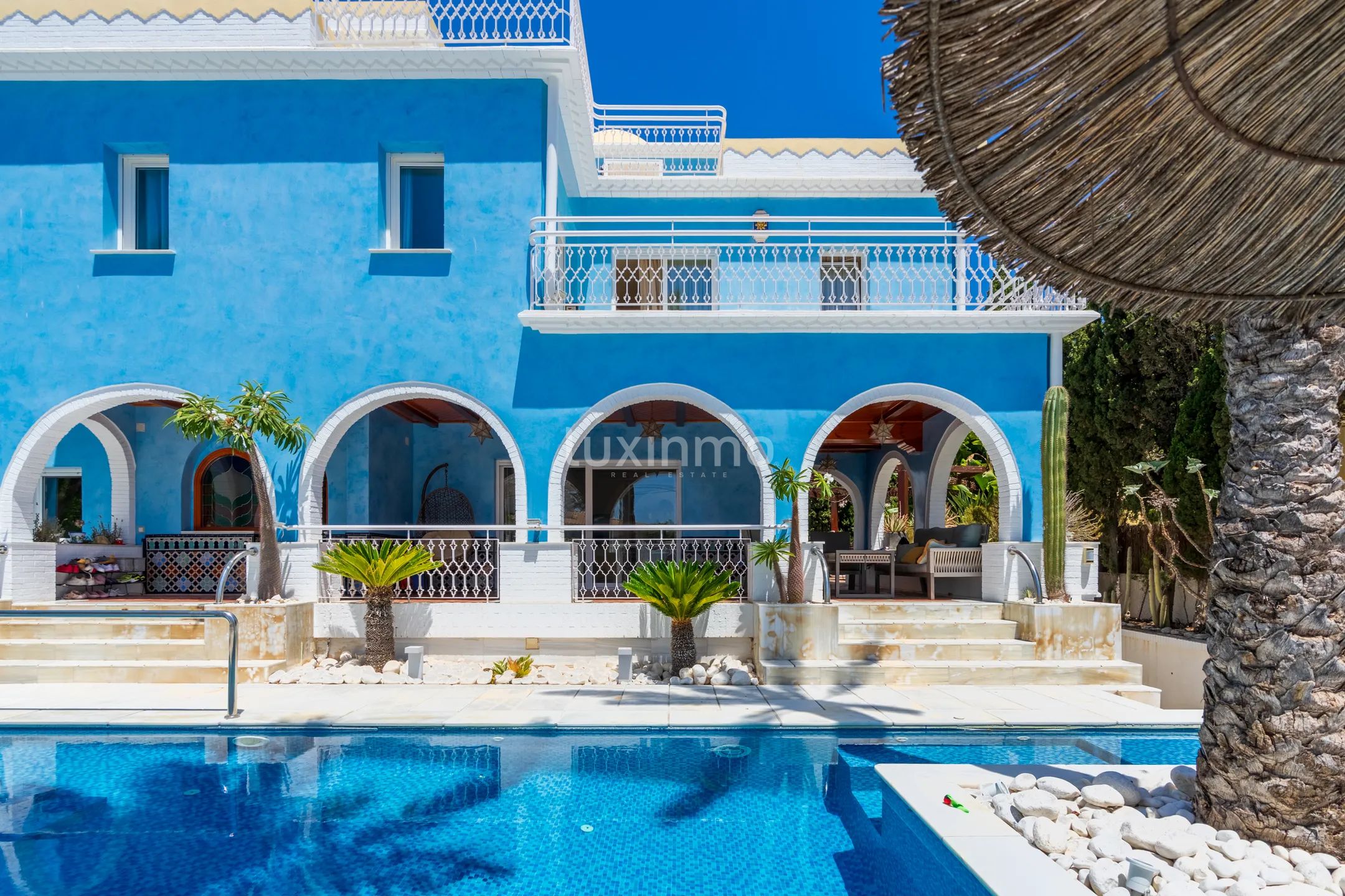 Stunning 6-Bedroom Ibiza-Style Mediterranean House with Sea Views in Coveta Fumá — photo 17