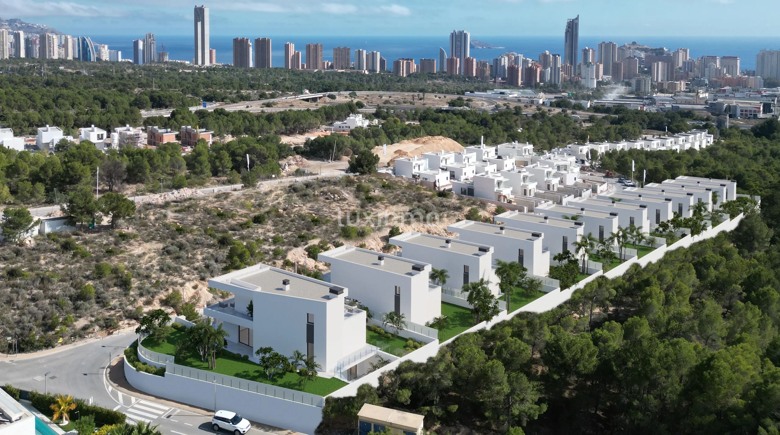 Moderne Villa mit Meerblick in Sierra Cortina, Benidorm — photo 4