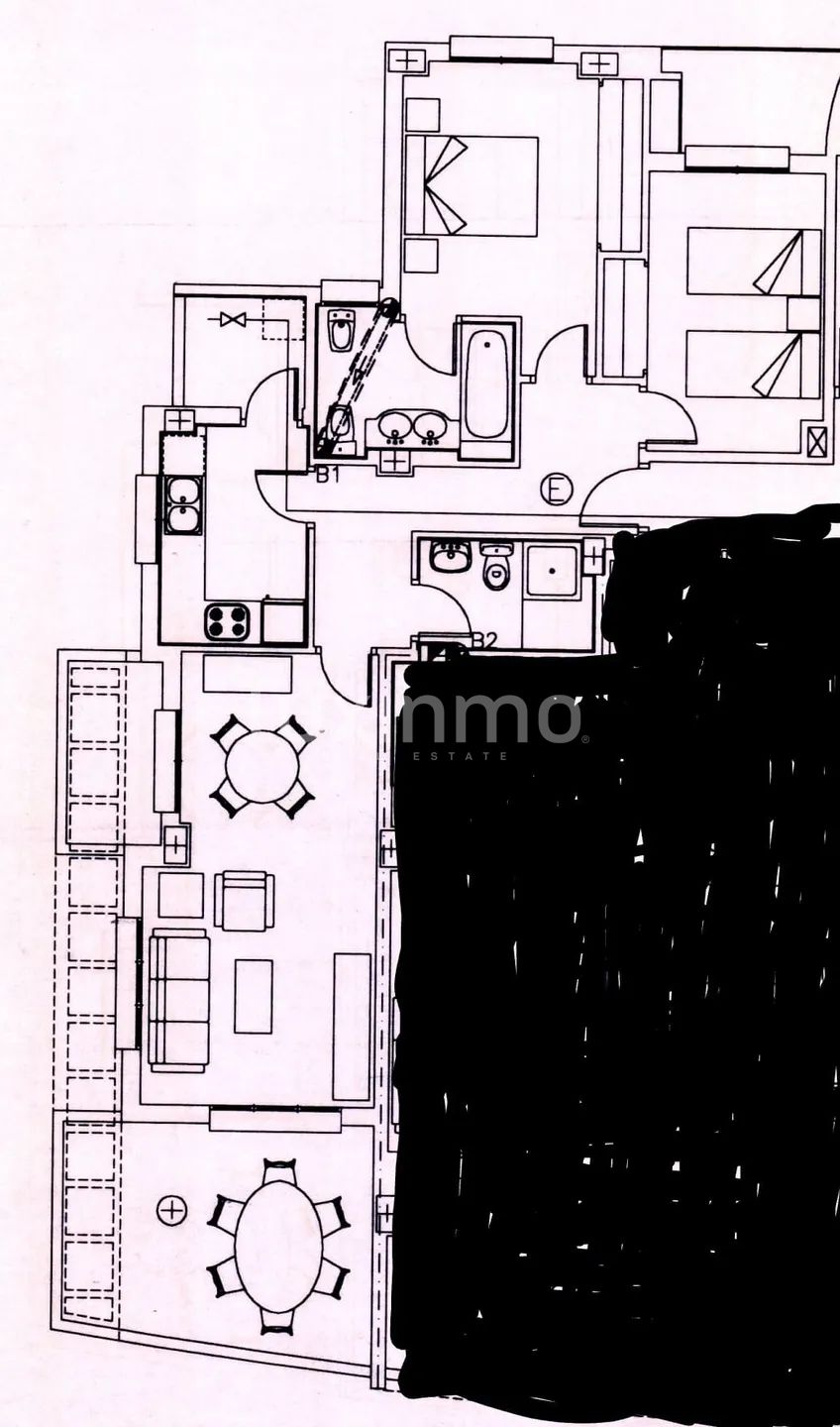 Stunning 2-Bedroom Apartment with Sea and Mountain Views in Puerto Calpe — Floor Plan 1