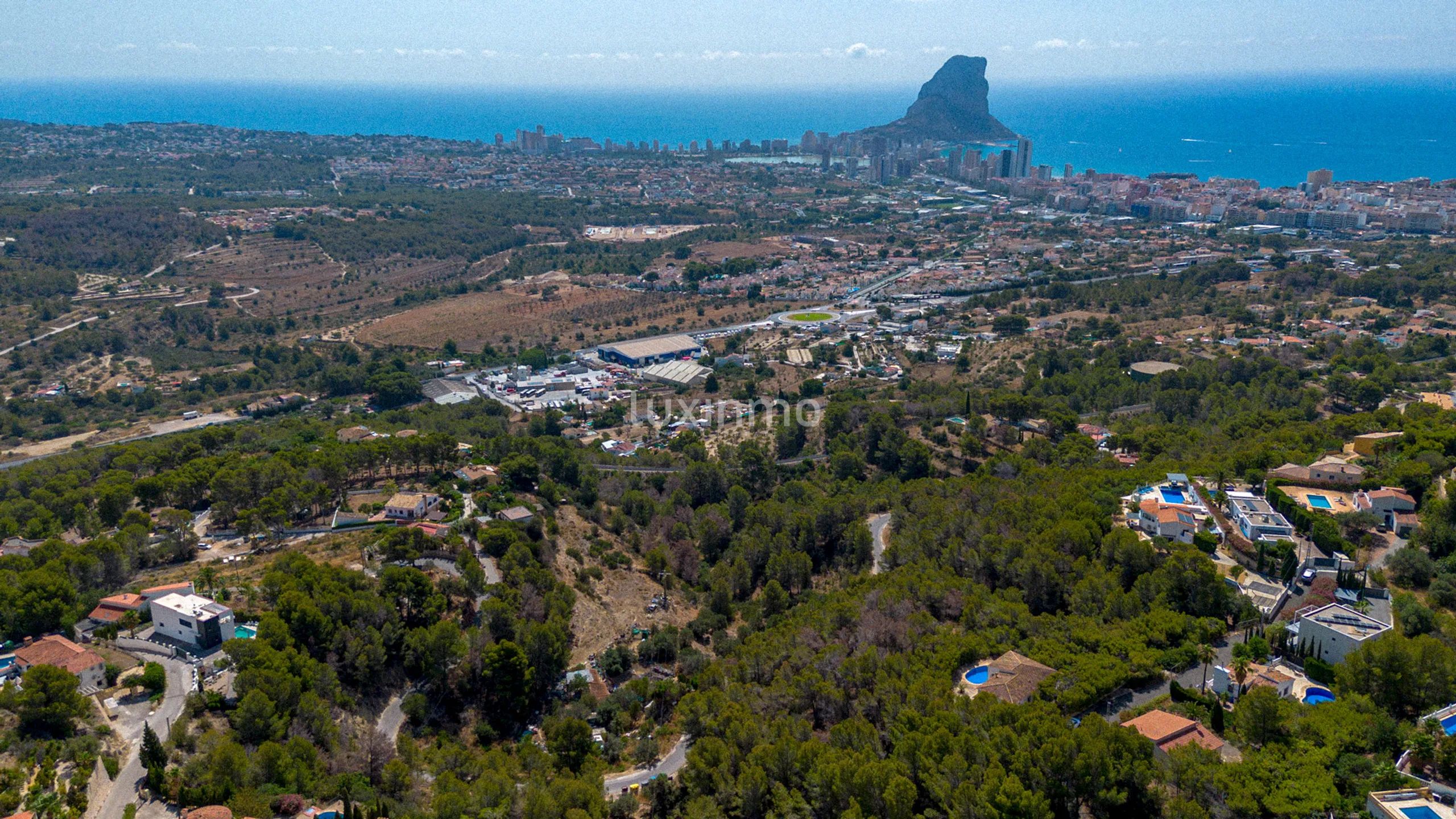 Spektakulær tomt med utsikt over havet og fjellene i Oltamar Calpe — photo 2