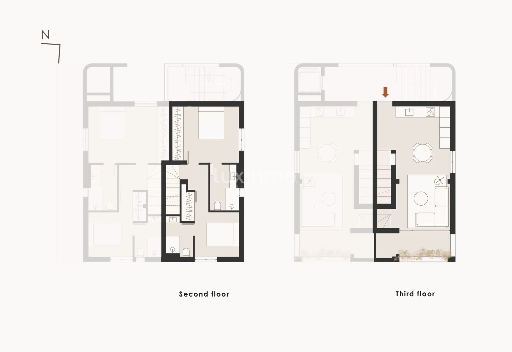 Modern Penthouse in Sant Josep de sa Talaia — Floor Plan 1
