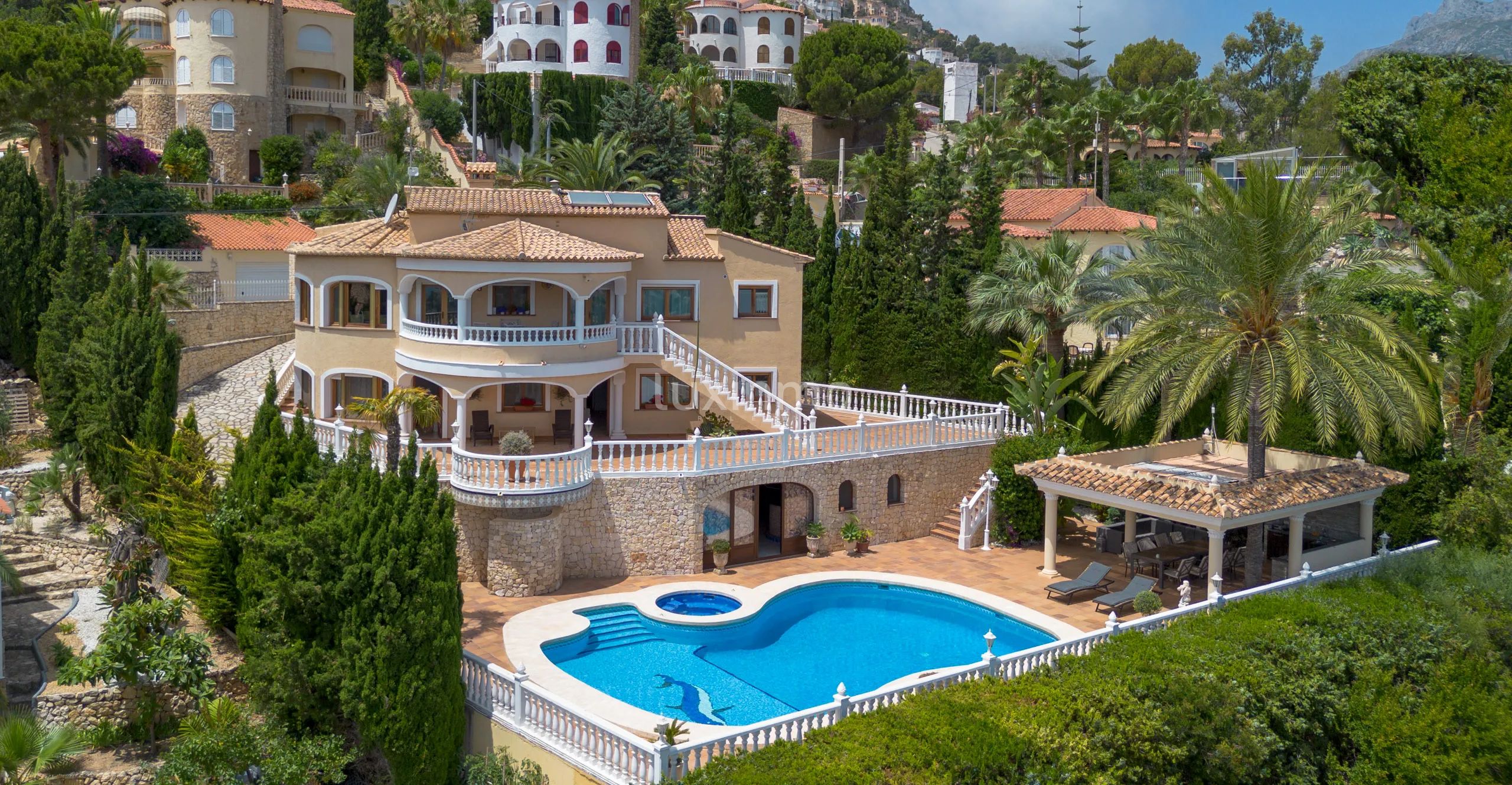 Prachtig vrijstaand huis met 7 slaapkamers en uitzicht op zee in Calpe — photo 1