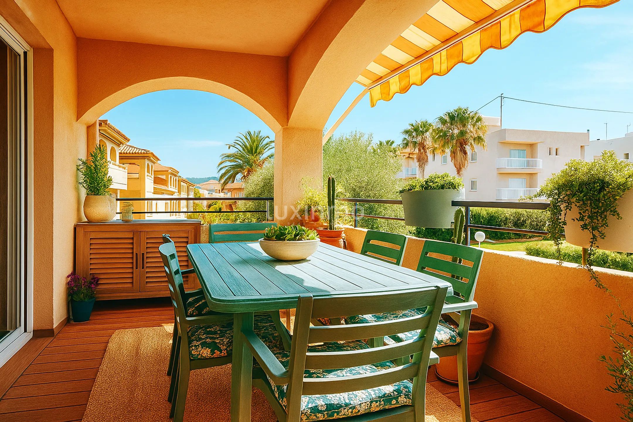 Lägenhet belägen i andra havslinjen bredvid La Siesta i Javea