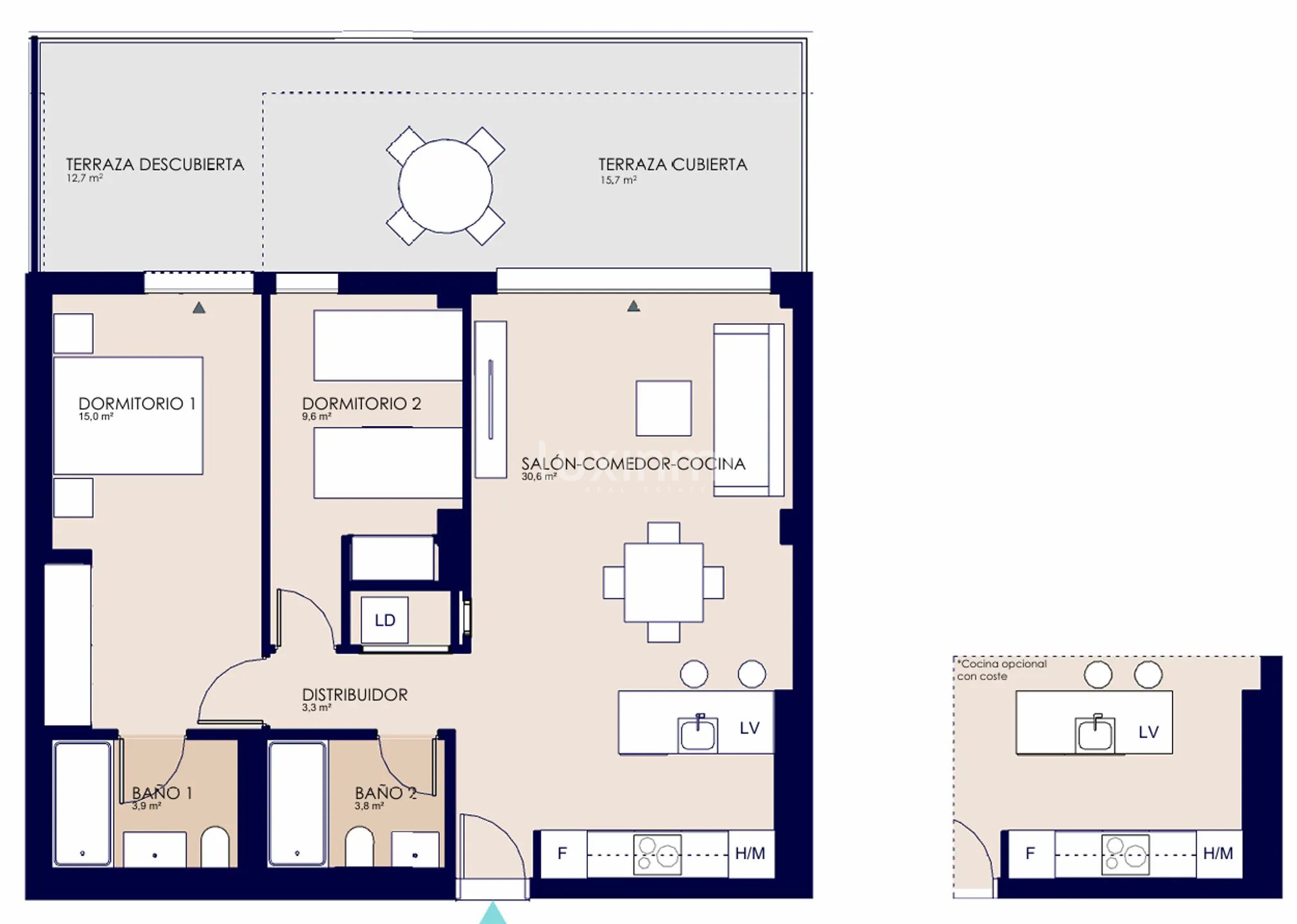 Modern Apartment in El Verger — Floor Plan 1