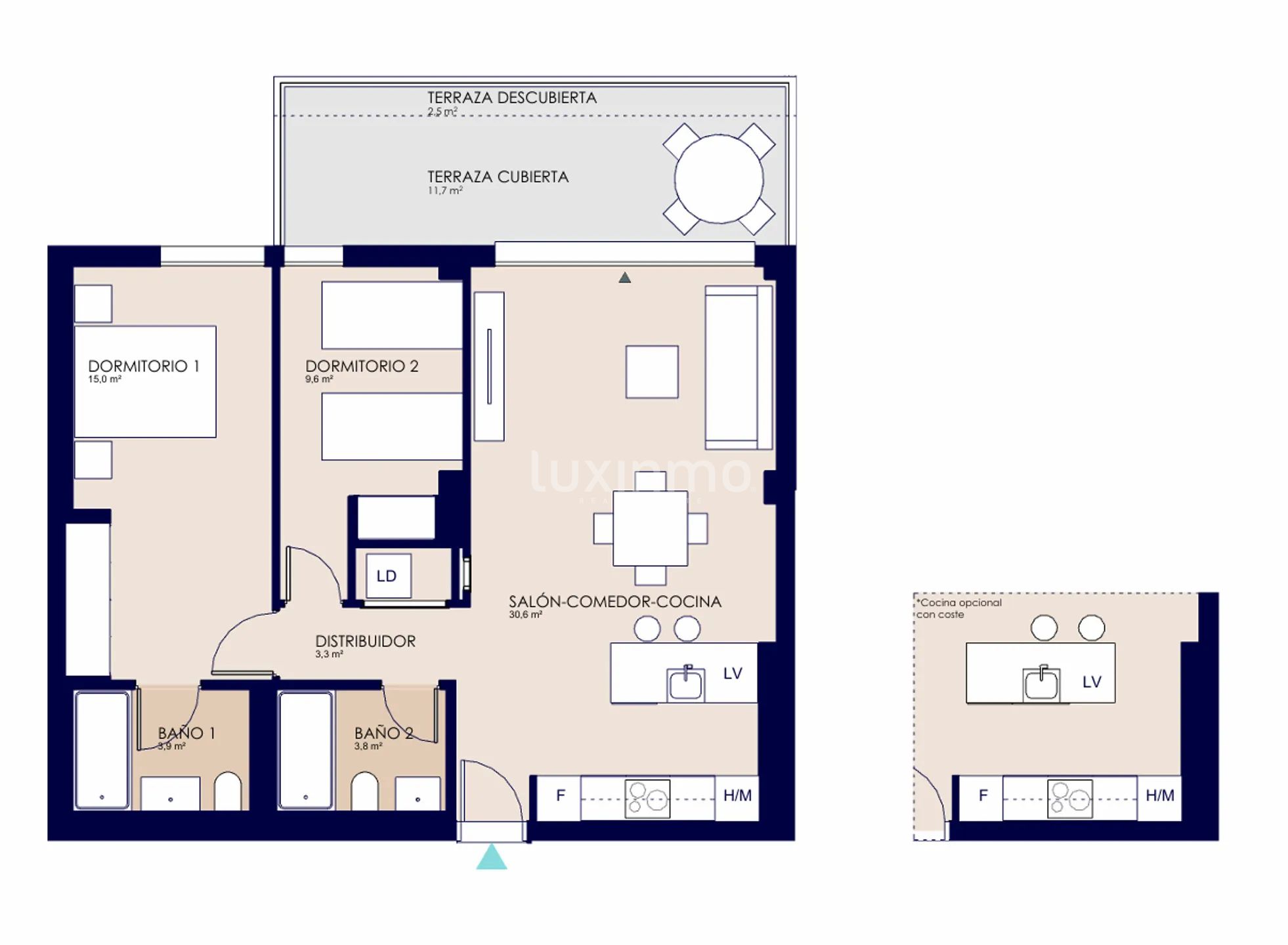 Modern Apartment in El Verger — Floor Plan 1