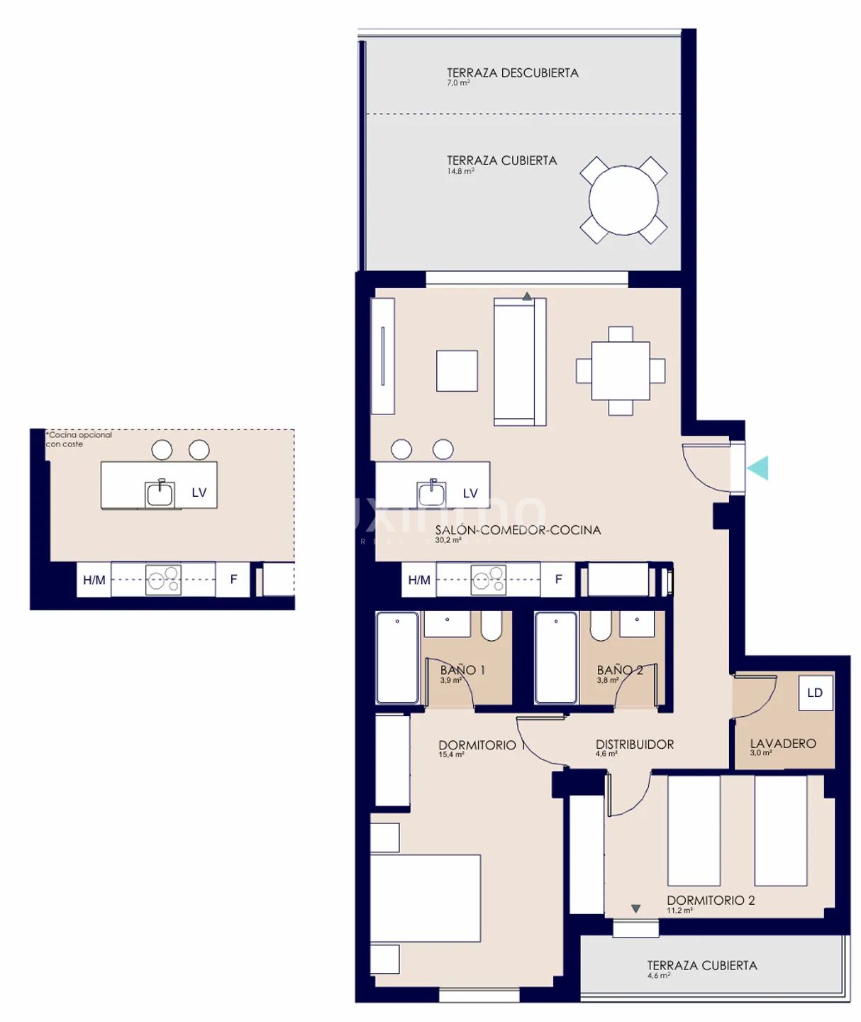Modern Apartment in El Verger — Floor Plan 1